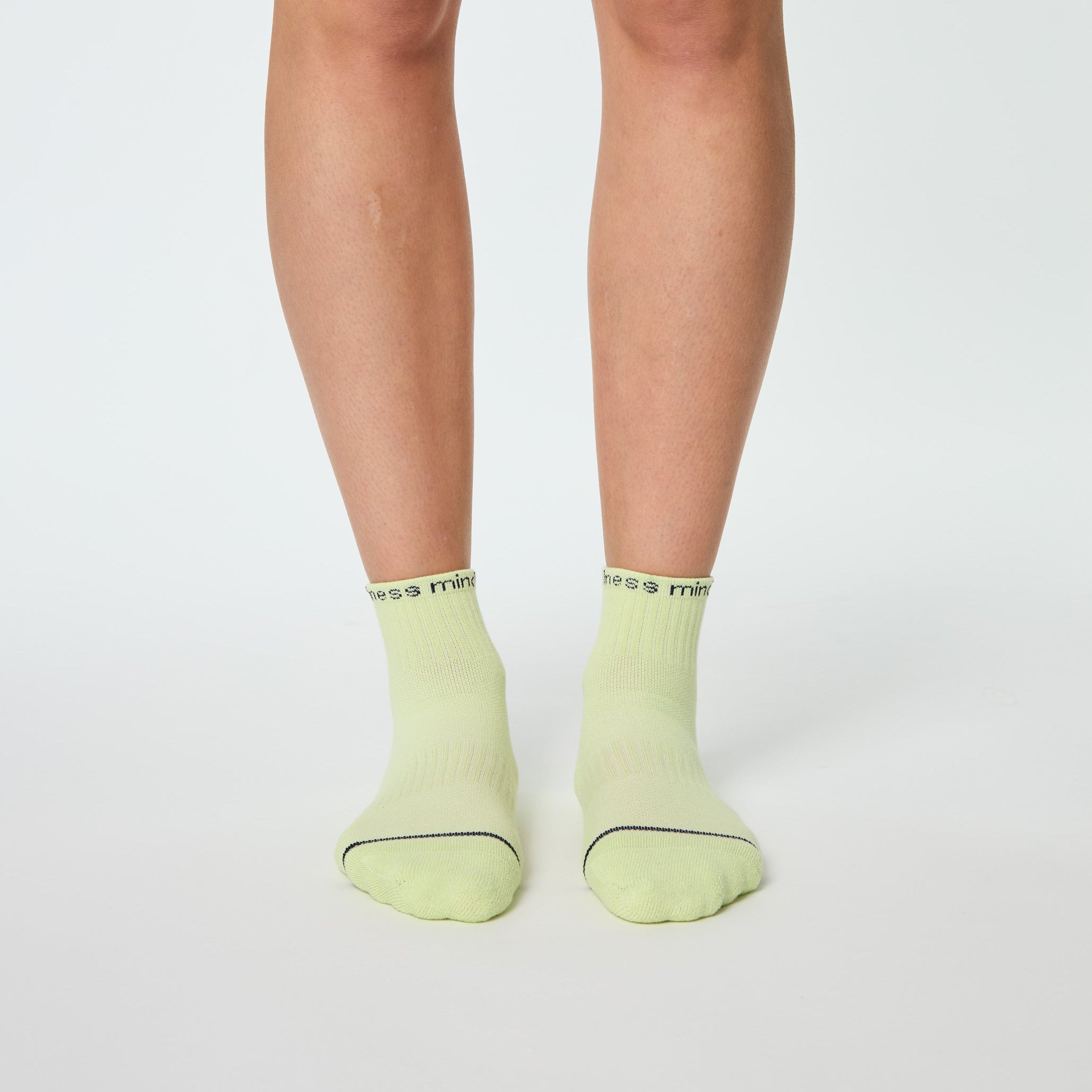 Girlfriend Collective Socks Quarter Crew "Mindfulness" 3er Pack