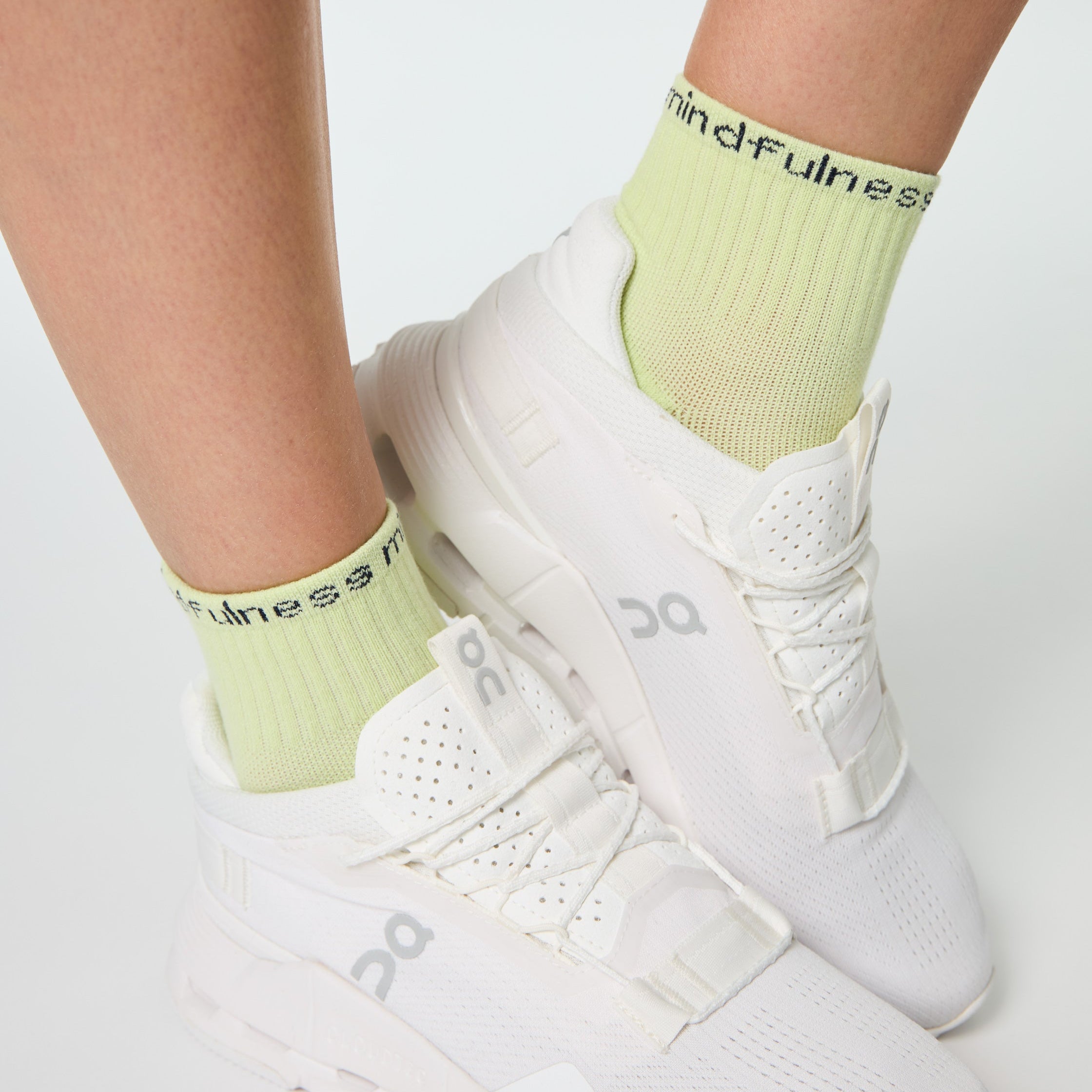 Girlfriend Collective Socks Quarter Crew "Mindfulness" 3er Pack