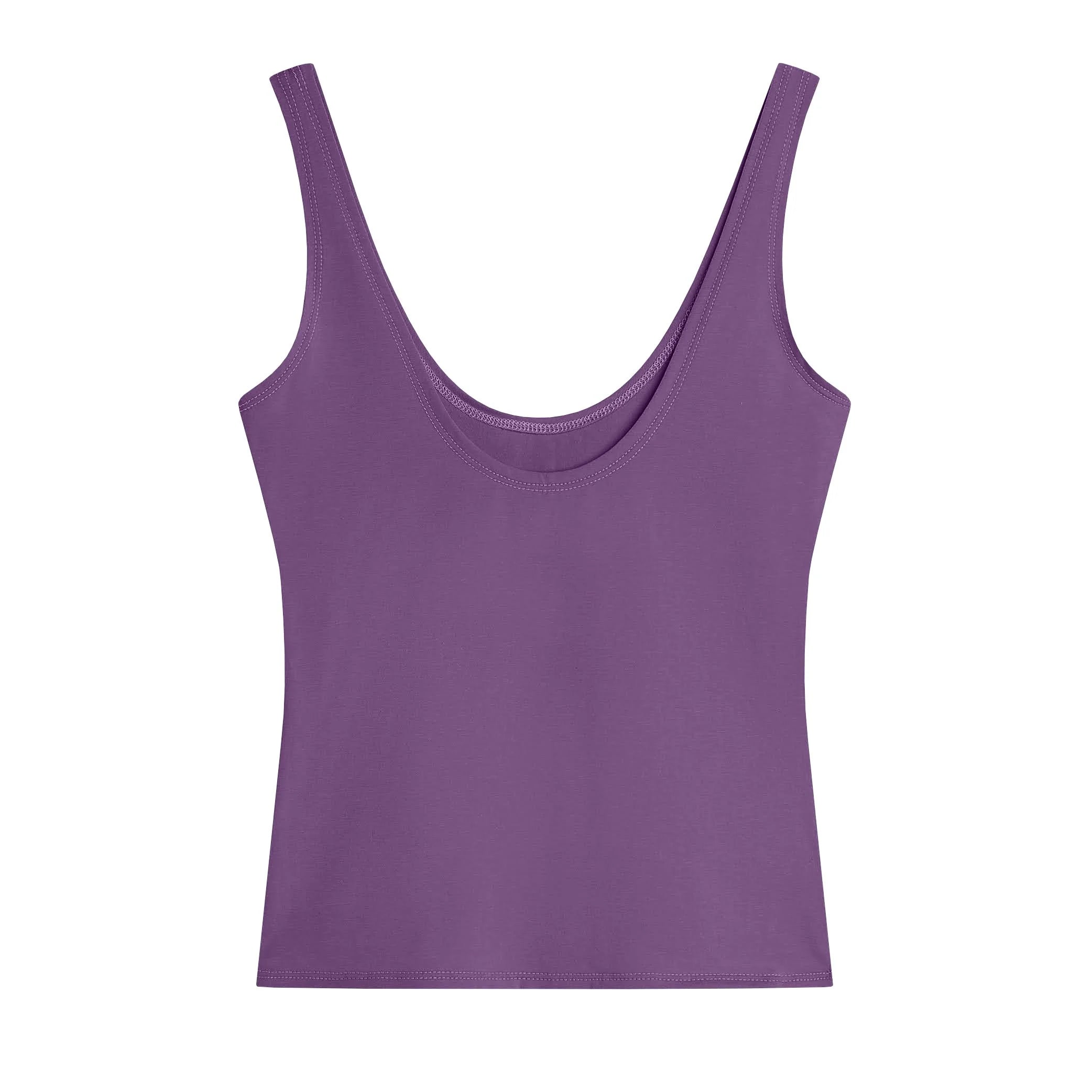 Tizz & Tonic "CLASSIC" Tank Top Plum
