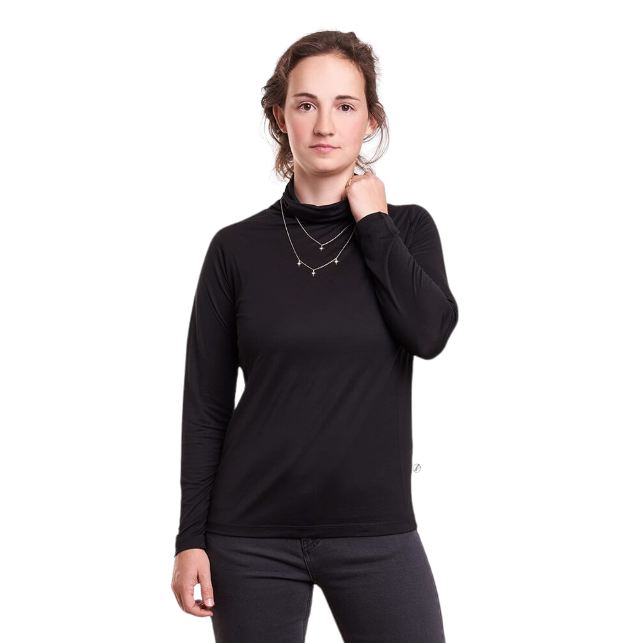 bleed clothing Damen Lyocell (TENCEL™) Turtleneck