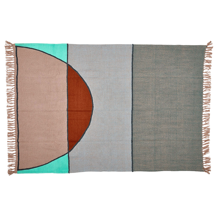 LIV interior Outdoor Decke "ELEMENTS" 130x180 cm Earth