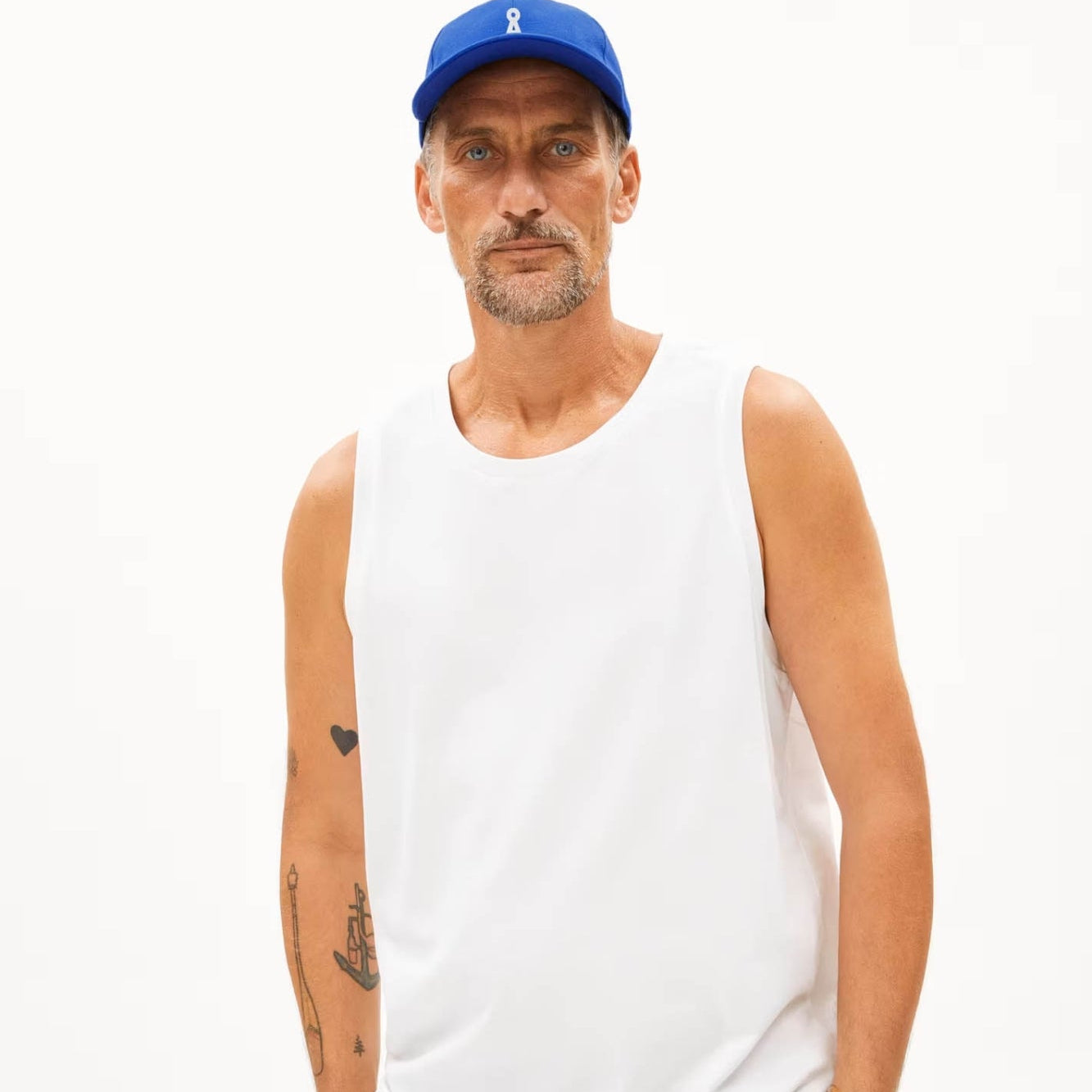 ARMEDANGELS Men Casual Tanktop "Adriaan" S White