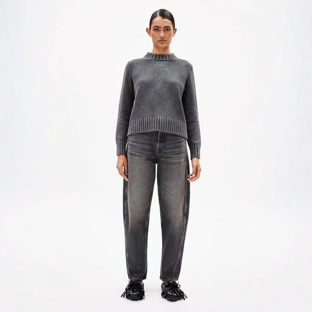 ARMEDANGELS Strick Pullover "AMALIAAS GMT DYE" Black