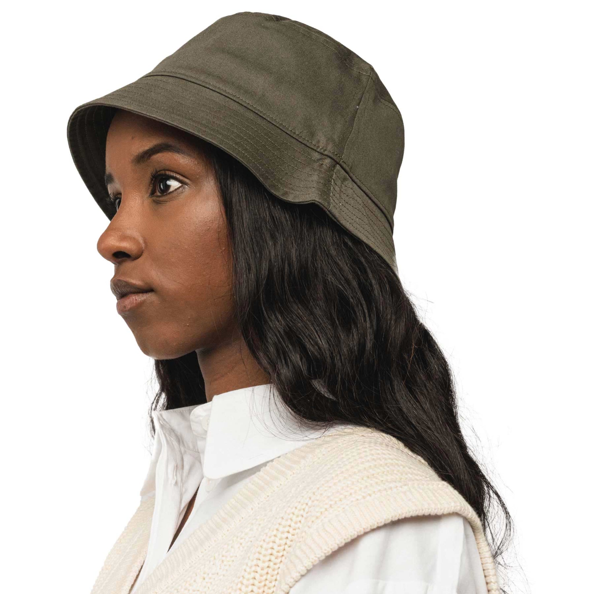 MELA Unisex Bucket Hat "AFTAB" Onesize Dark Olive