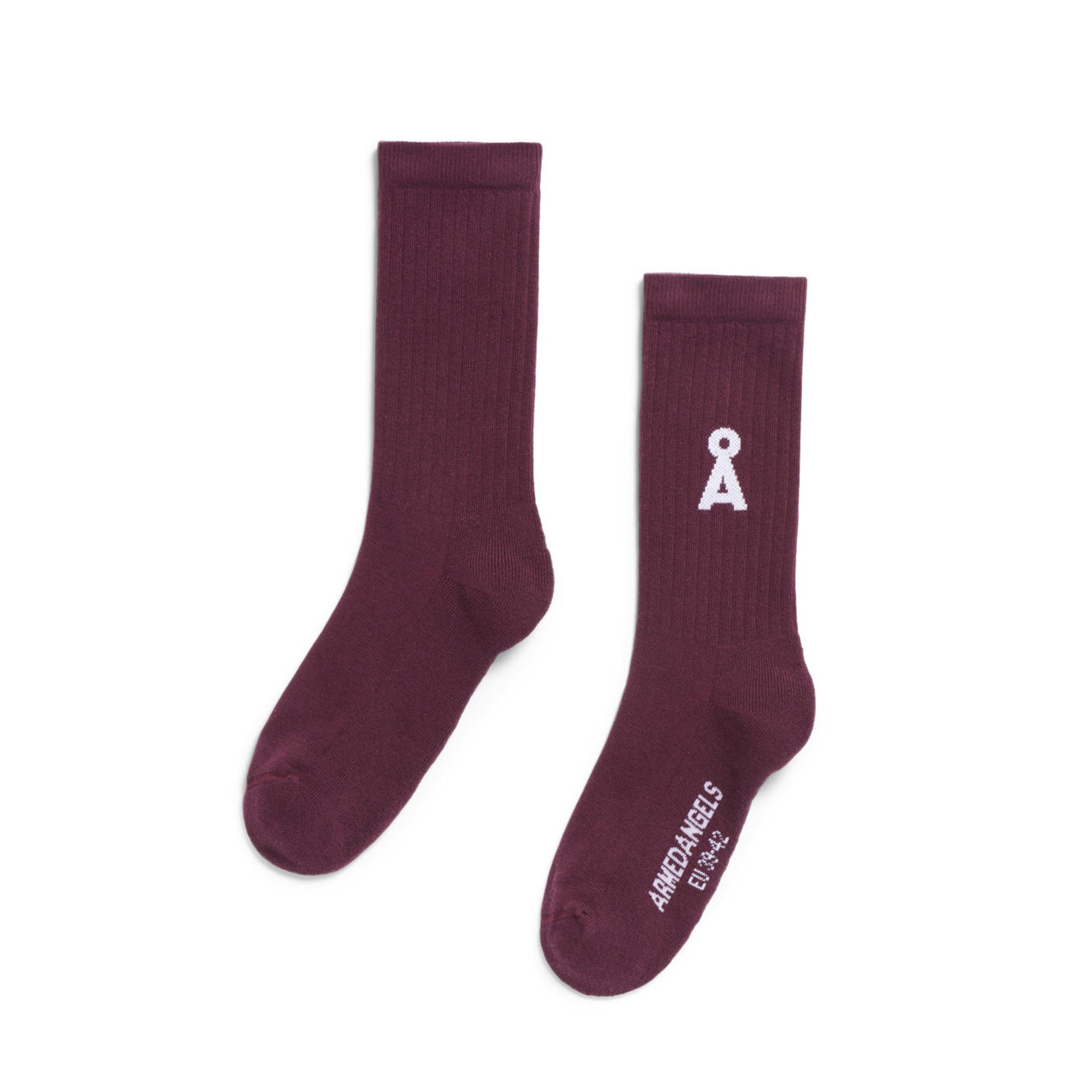 ARMEDANGELS Socken "SAAMUS BOLD" Dark Cranberry