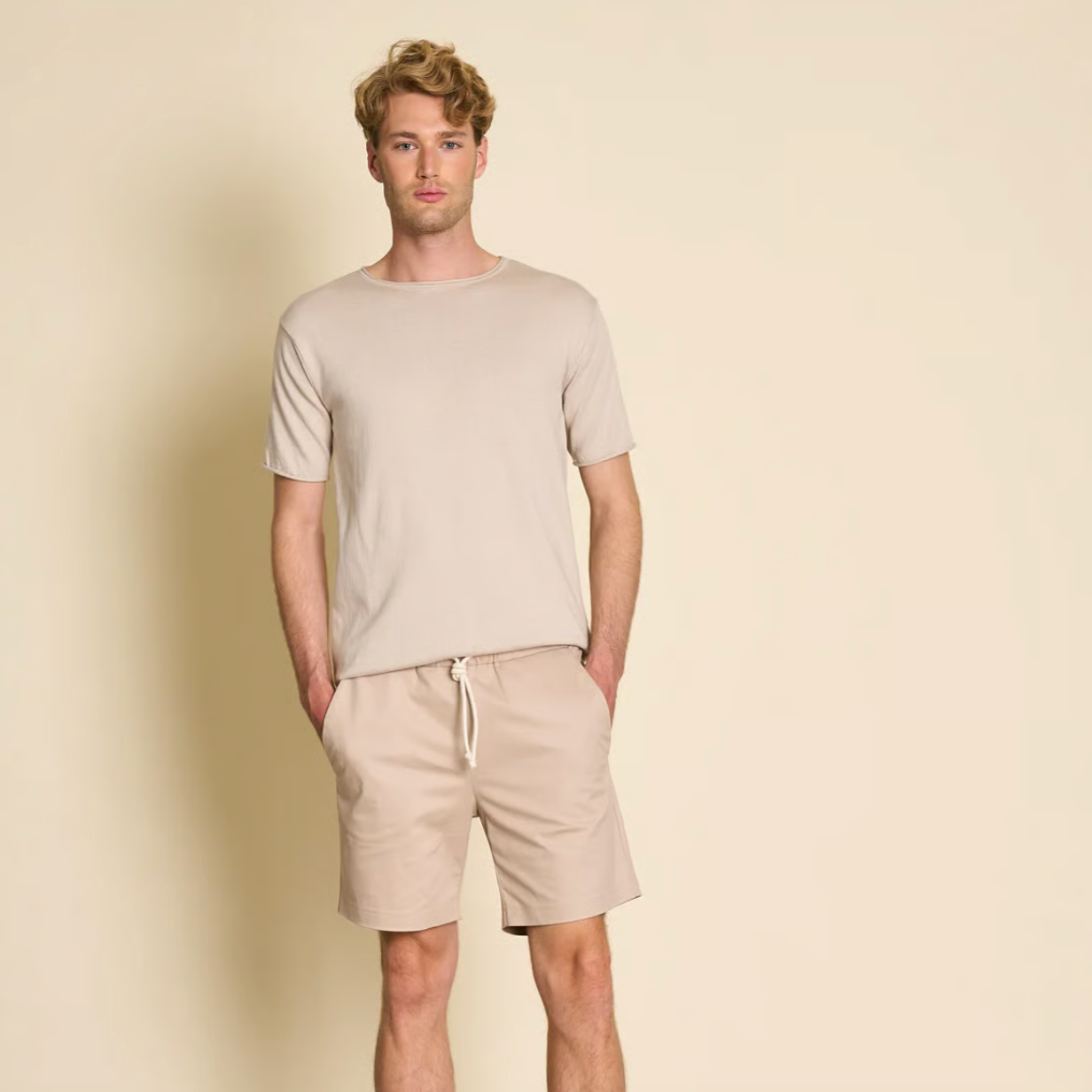 JAN N JUNE Shorts "ABEL" Sand