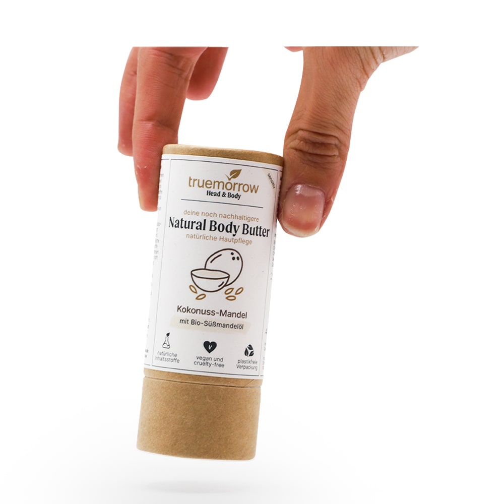 truemorrow Natural Body Butter "Kokosnuss-Mandel" 45 g