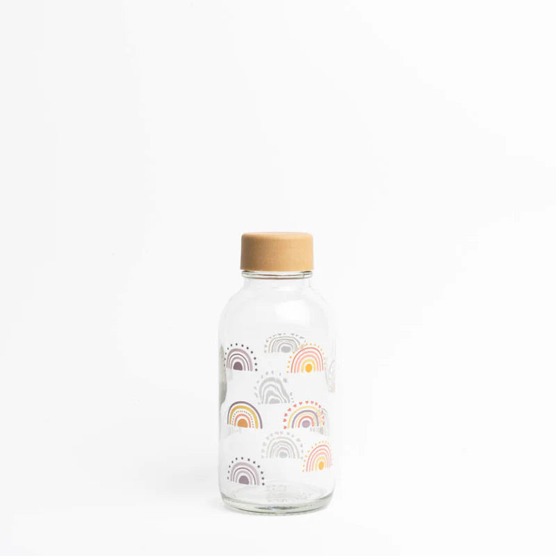 CARRY Trinkflasche aus Glas 0,4 l Boho Rainbow 400 ml
