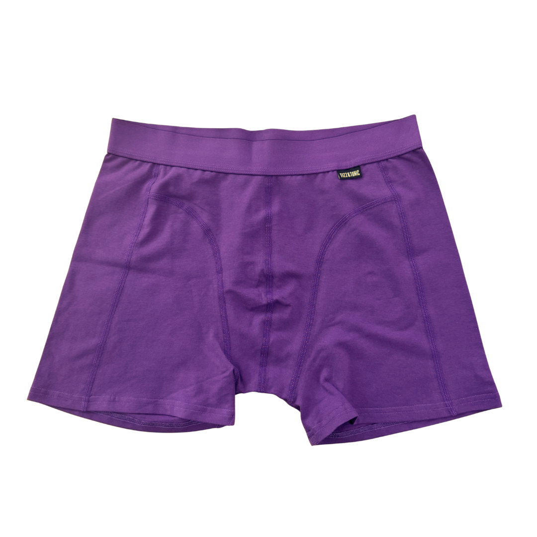 Tizz & Tonic Mens Boxer Briefs Plum Purple