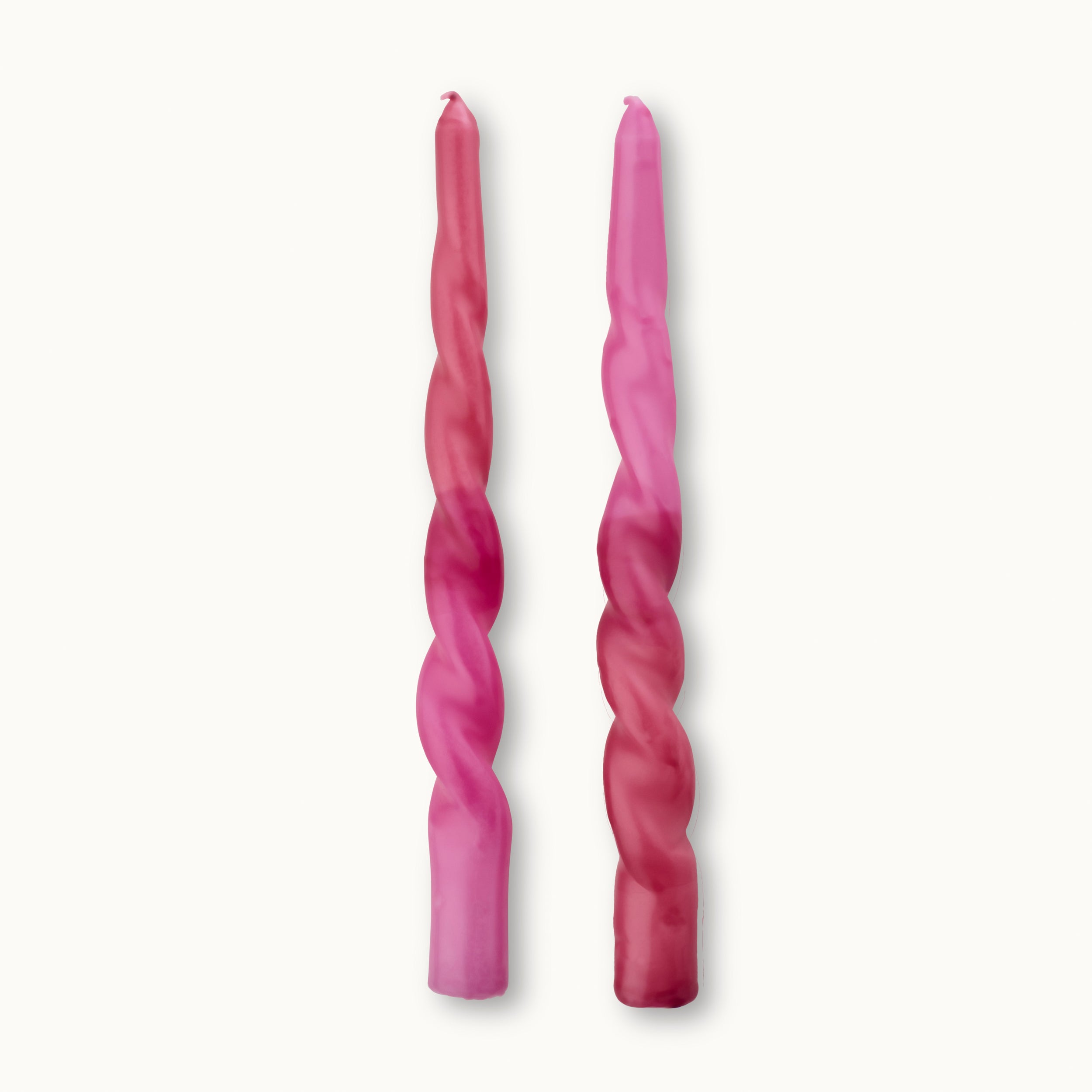 by Vivi Dip Dye Kerze Twisted Raspberry
