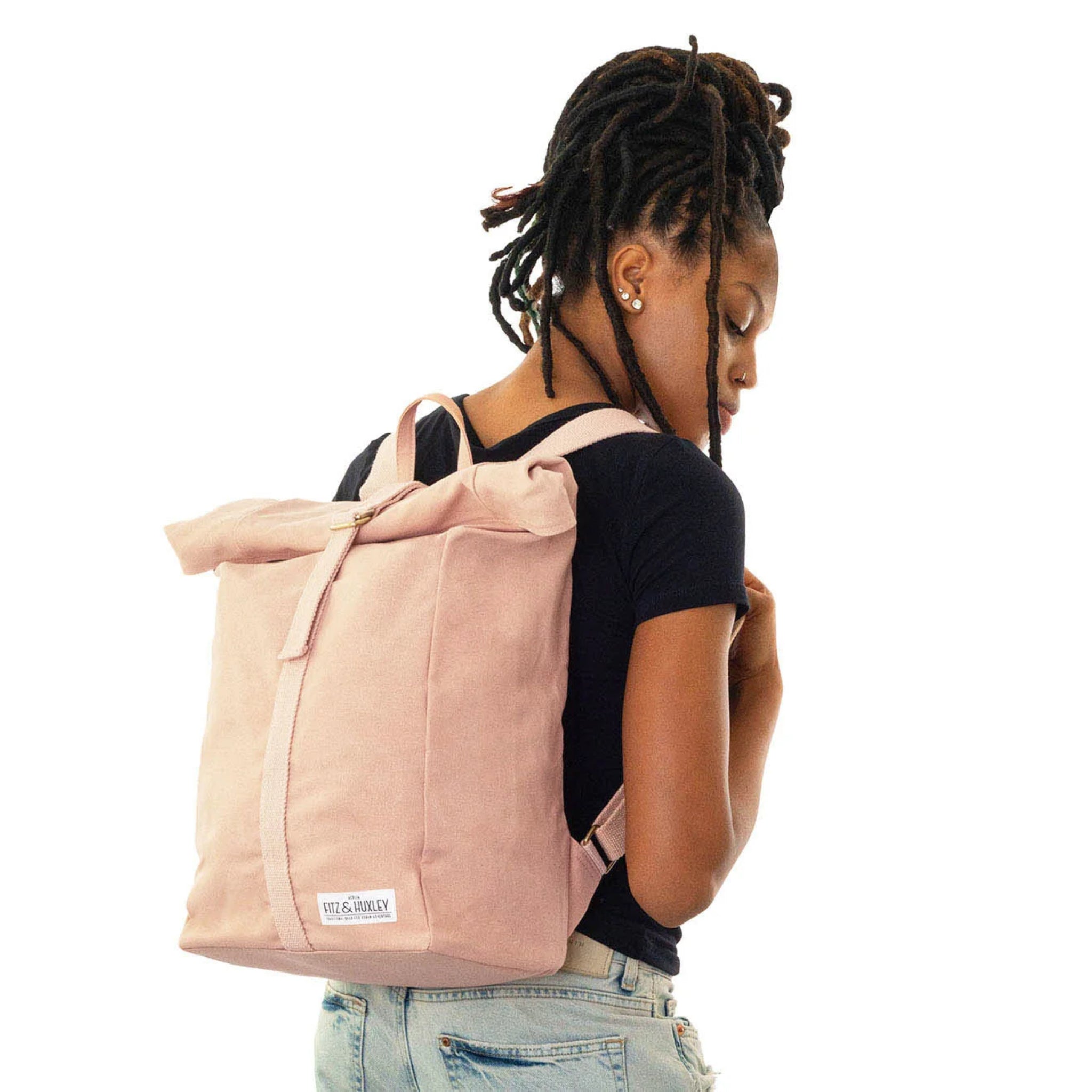Fitz & Huxley Rucksack "CONVEYOR" Big Blossom VEGAN