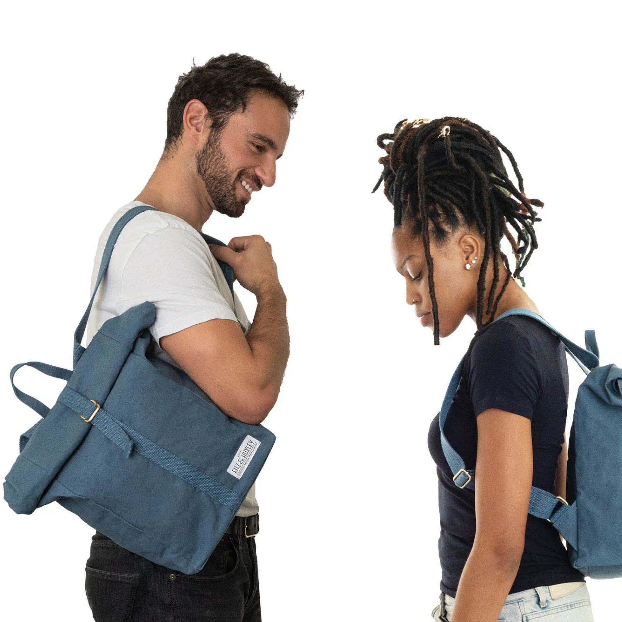 Fitz & Huxley Rucksack "CONVEYOR" Jeans VEGAN