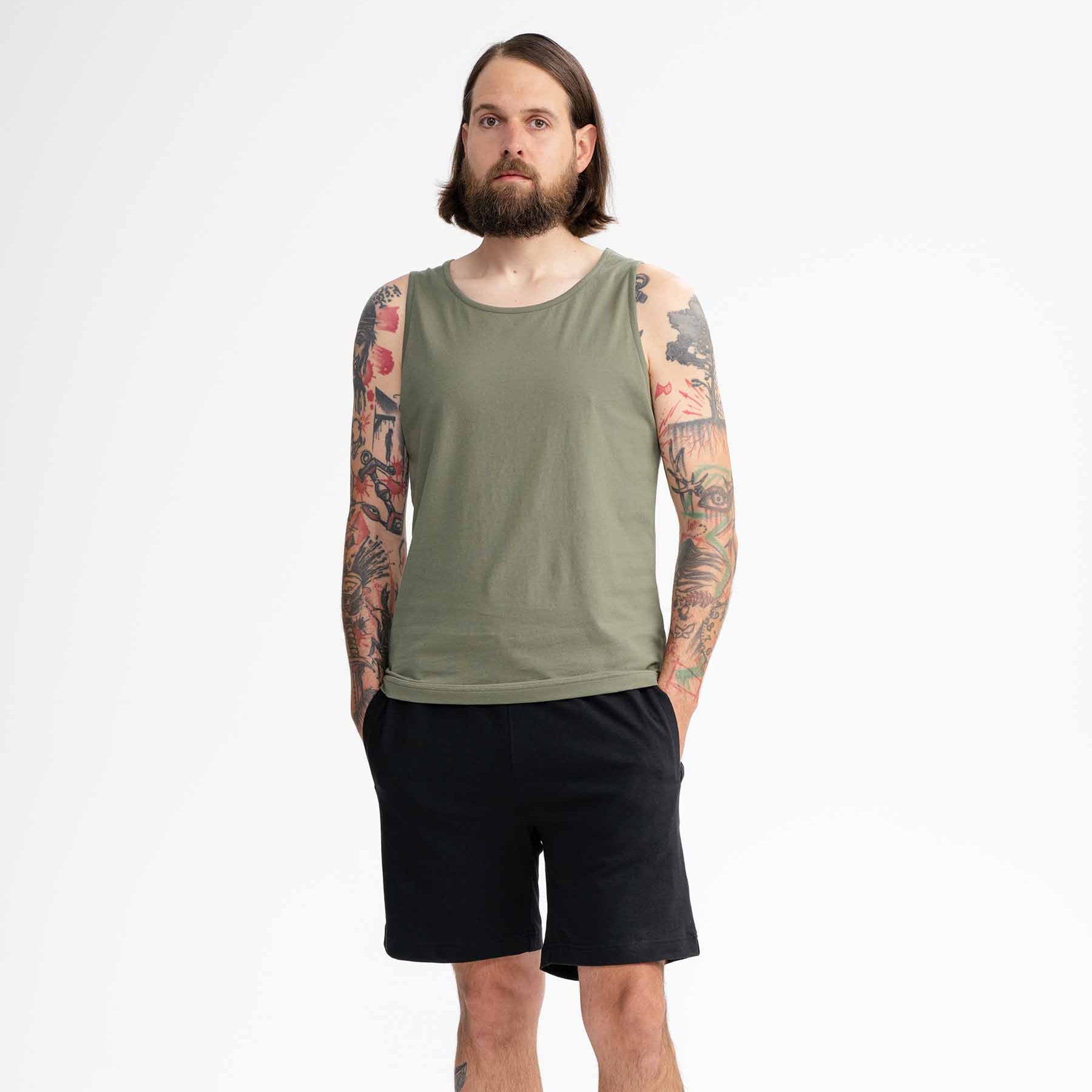 MELA Herren Tank Top "CHETAN" Thyme