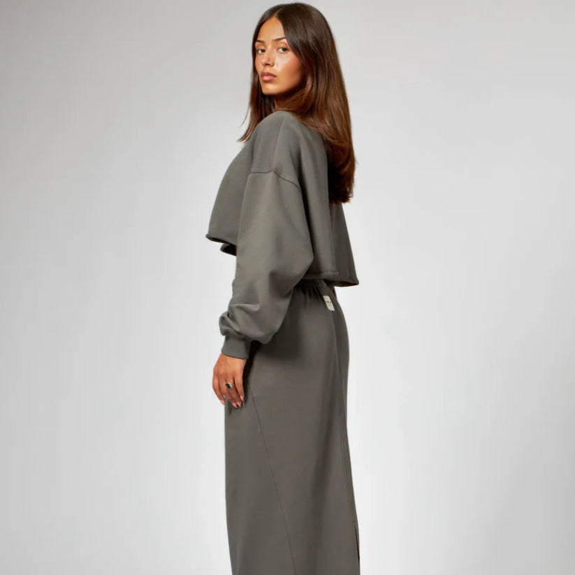 noemvri fashion label Damen Cropped Sweater "Olivia"