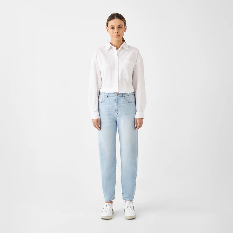 DAWN Denim Damen Jeans "STARDUST O-Shape" 28 Bright Blue