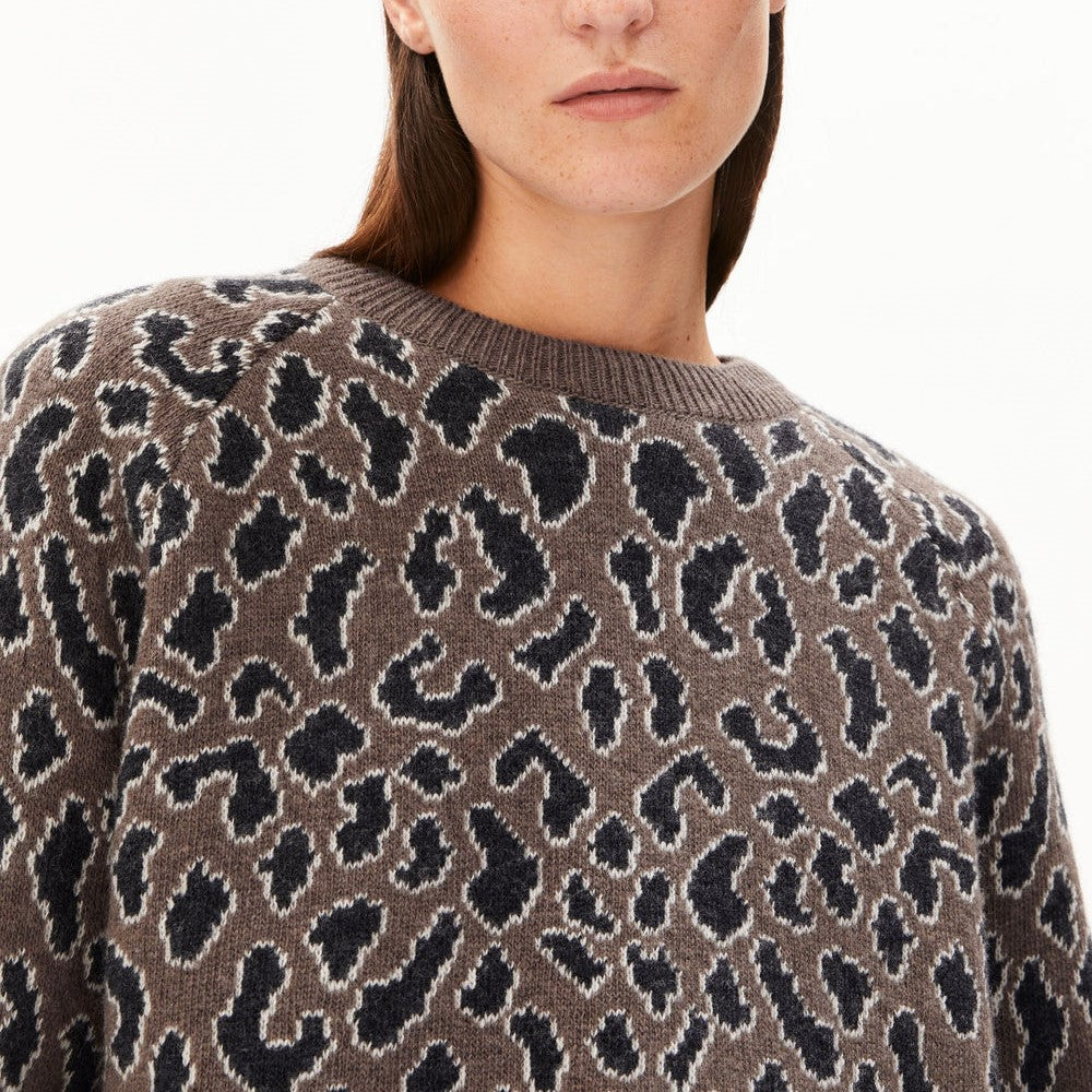 ARMEDANGELS Strick Pullover "DILIRIAA LEOPAA"