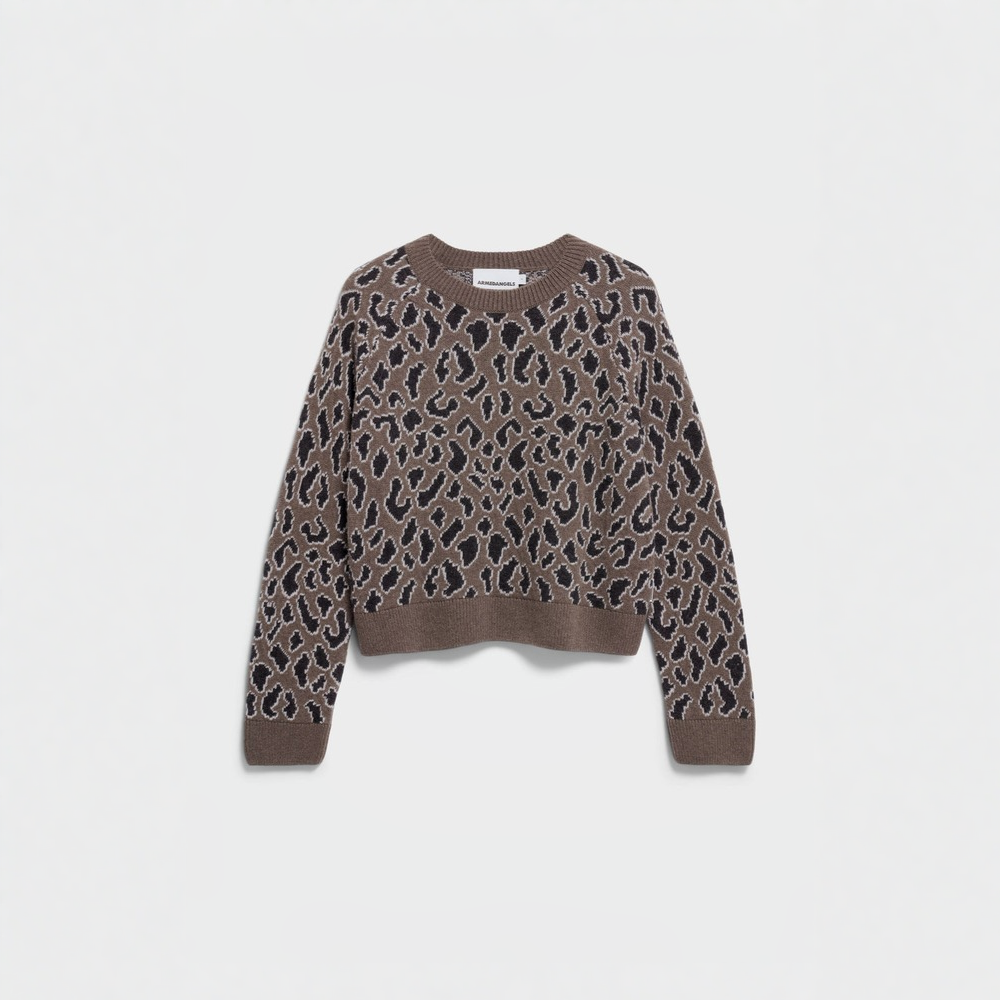 ARMEDANGELS Strick Pullover "DILIRIAA LEOPAA"