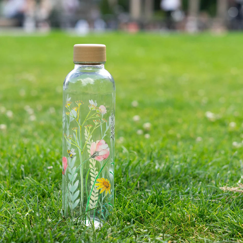 CARRY Trinkflasche aus Glas 0,7 l