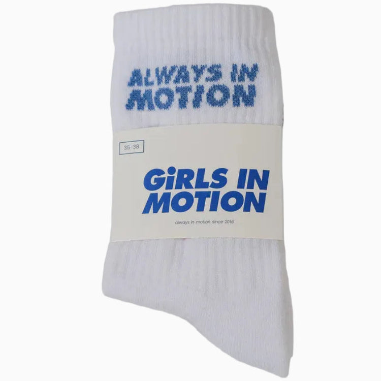 Girls in Motion Socken Weiß