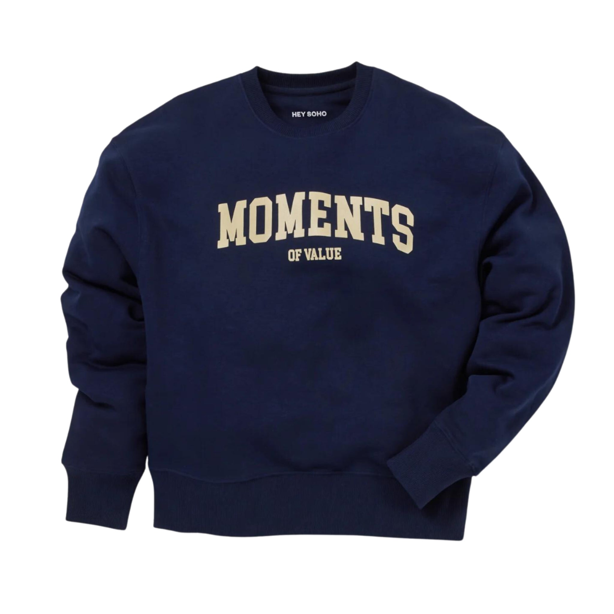 hey soho Sweater "Moments" Dunkelblau
