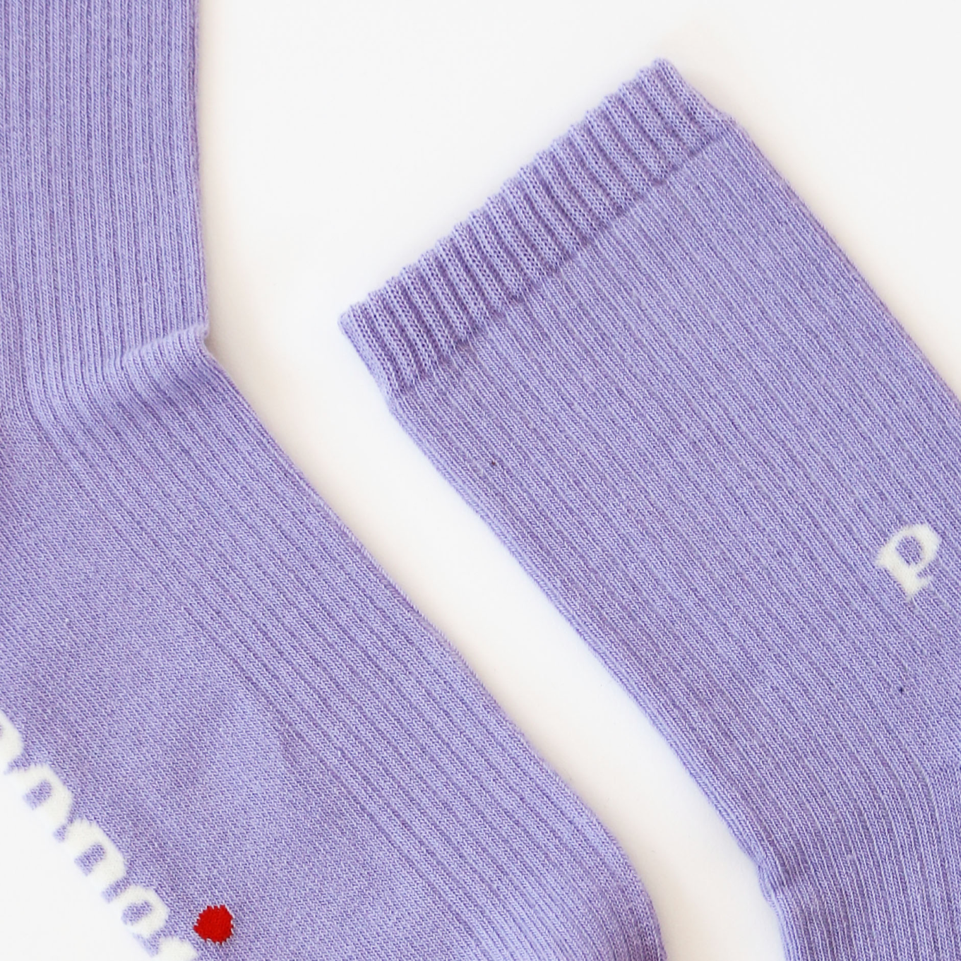 Popeia Socken "The Casual" aus Bio-Baumwolle - Lila