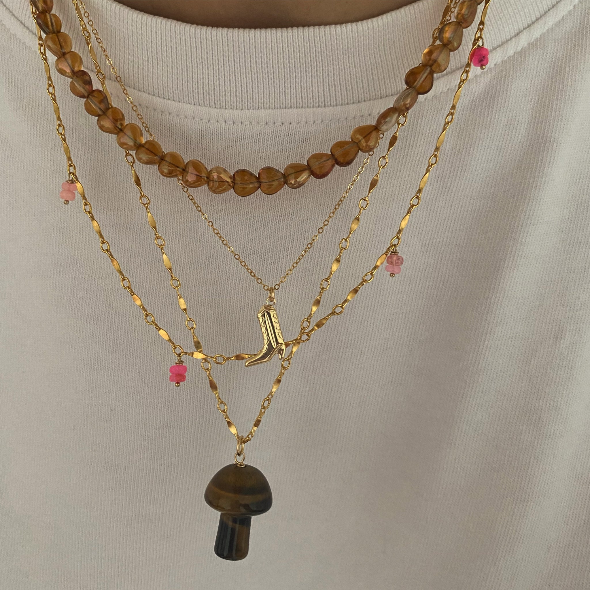 Hola Amor Estudios "Lava Drop Necklace"