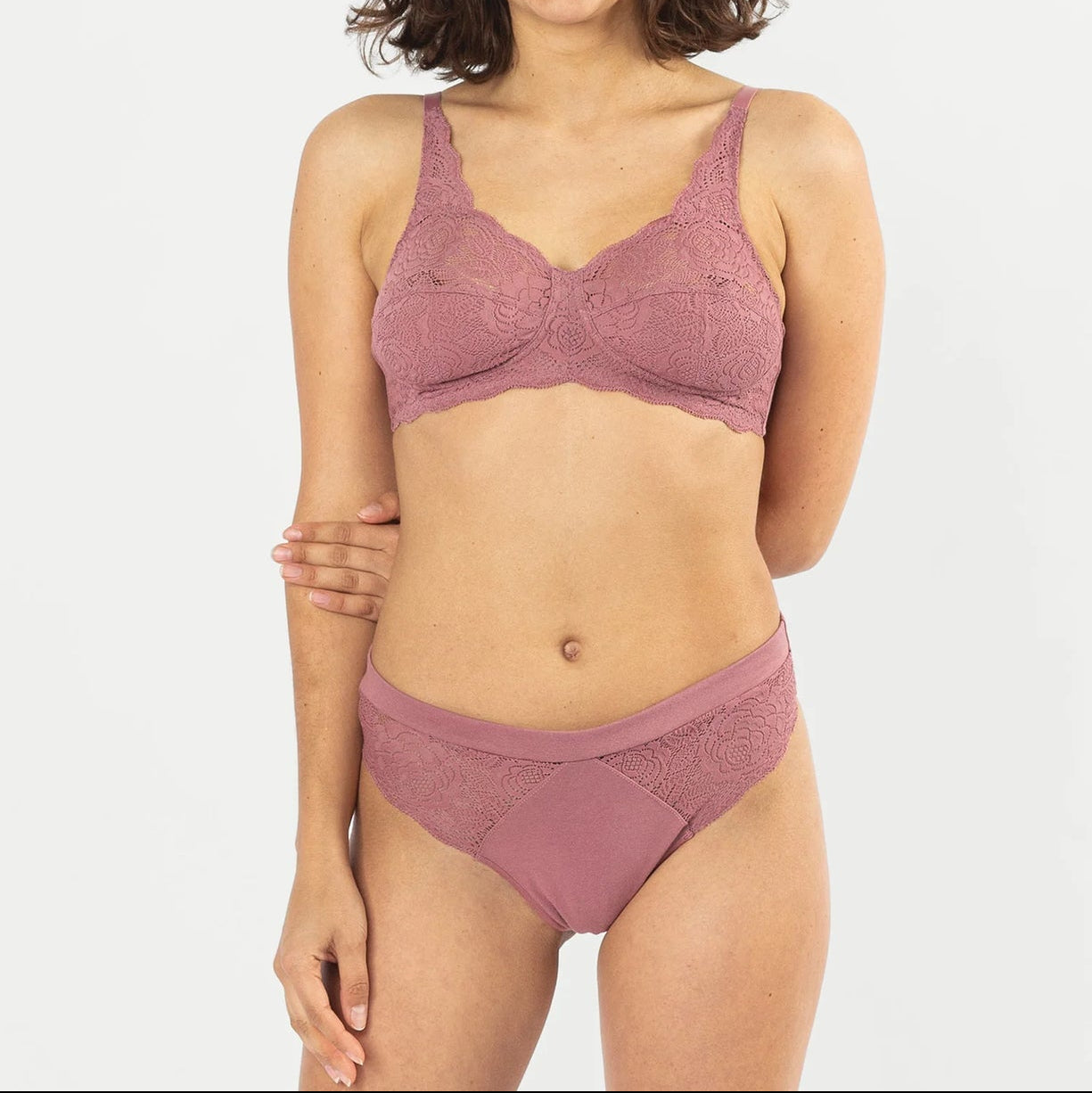 erlich textil Bügelloser BH "Paula" Mauve