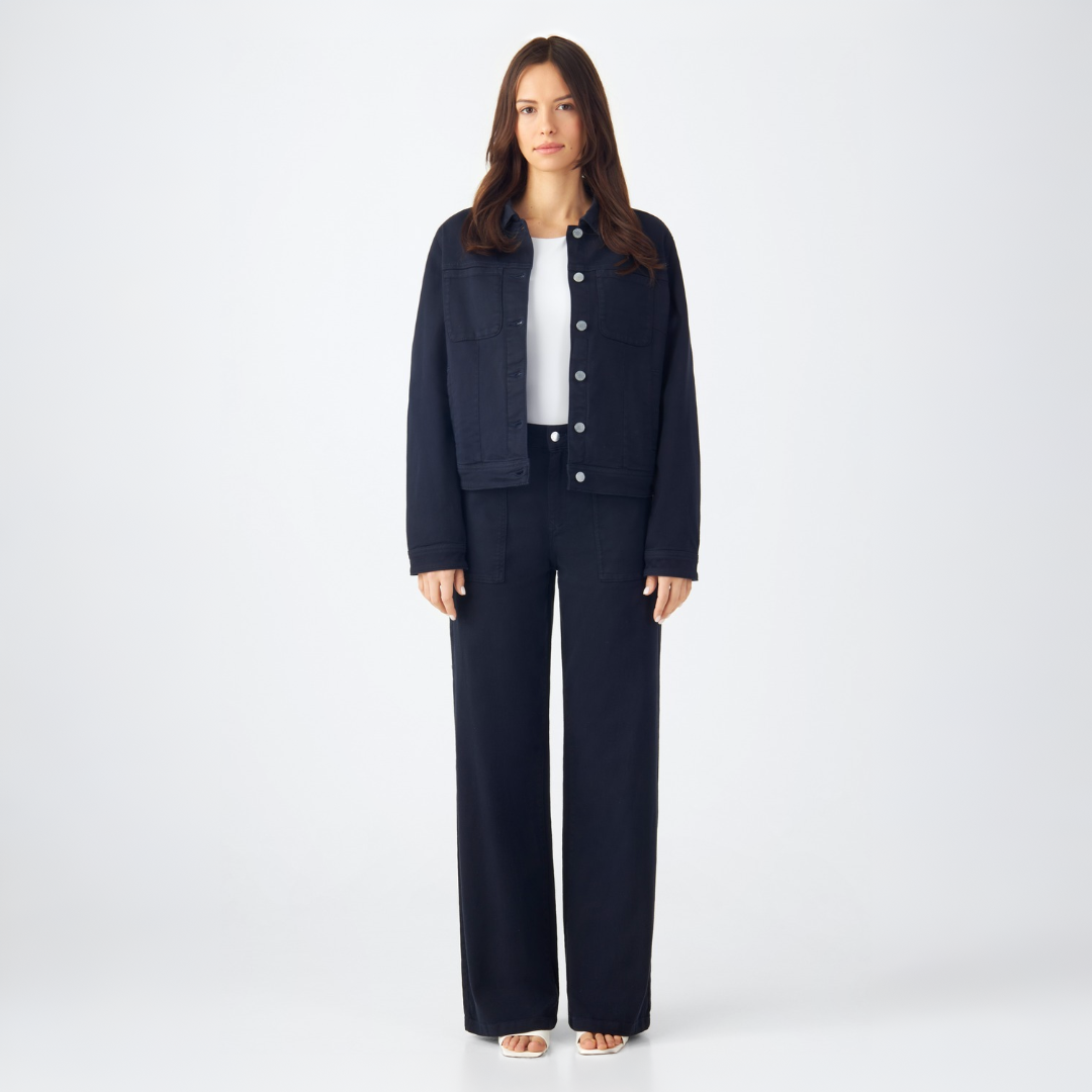 DAWN Denim Damen Jeans "DEW" Nightsky Navy