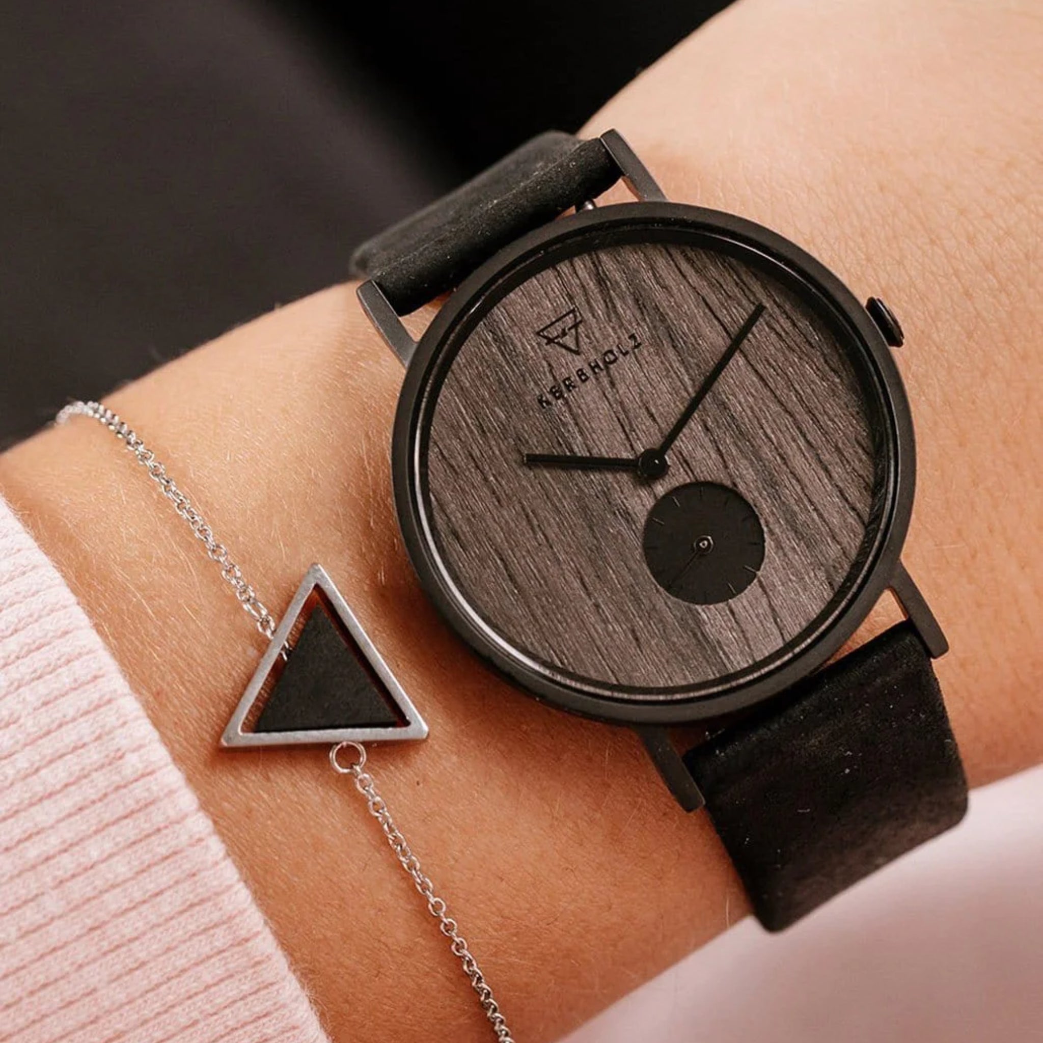 Kerbholz Armbanduhr Kerbholz Uhrenarmband Kerbholz Armbaender