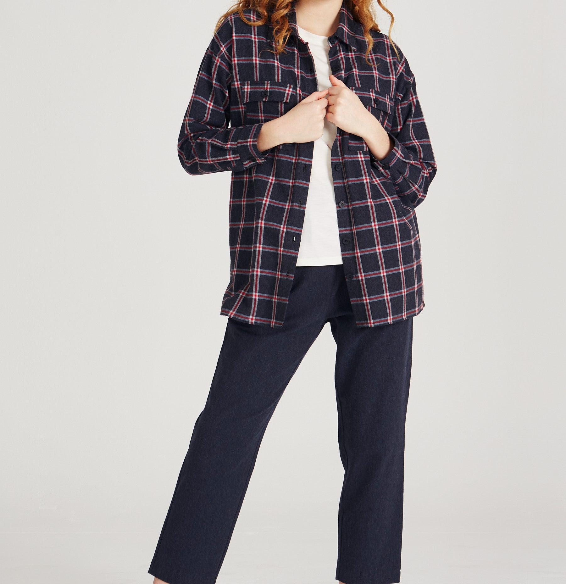 Eva - Blue / Red (Checks)