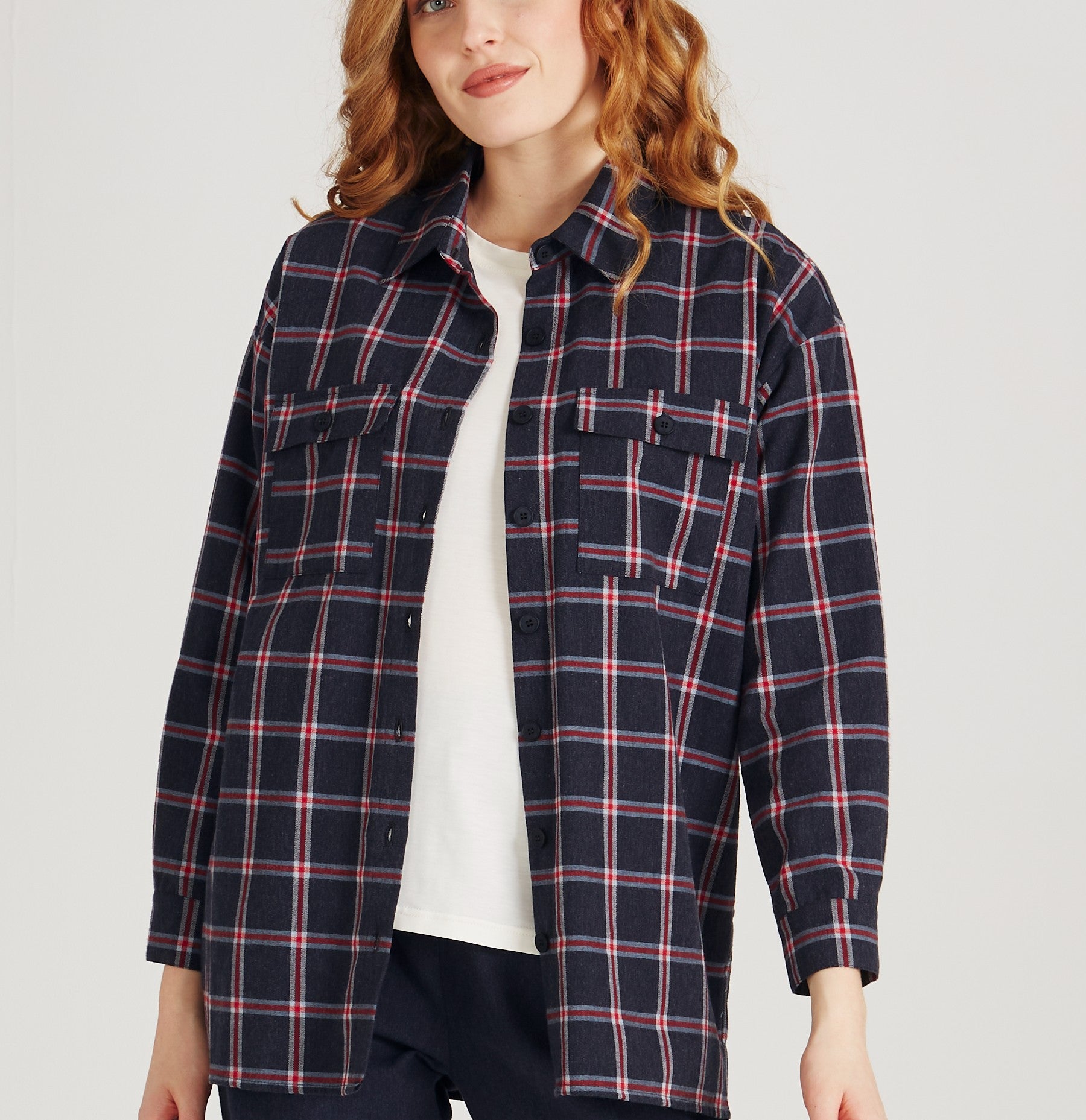 Eva - Blue / Red (Checks)