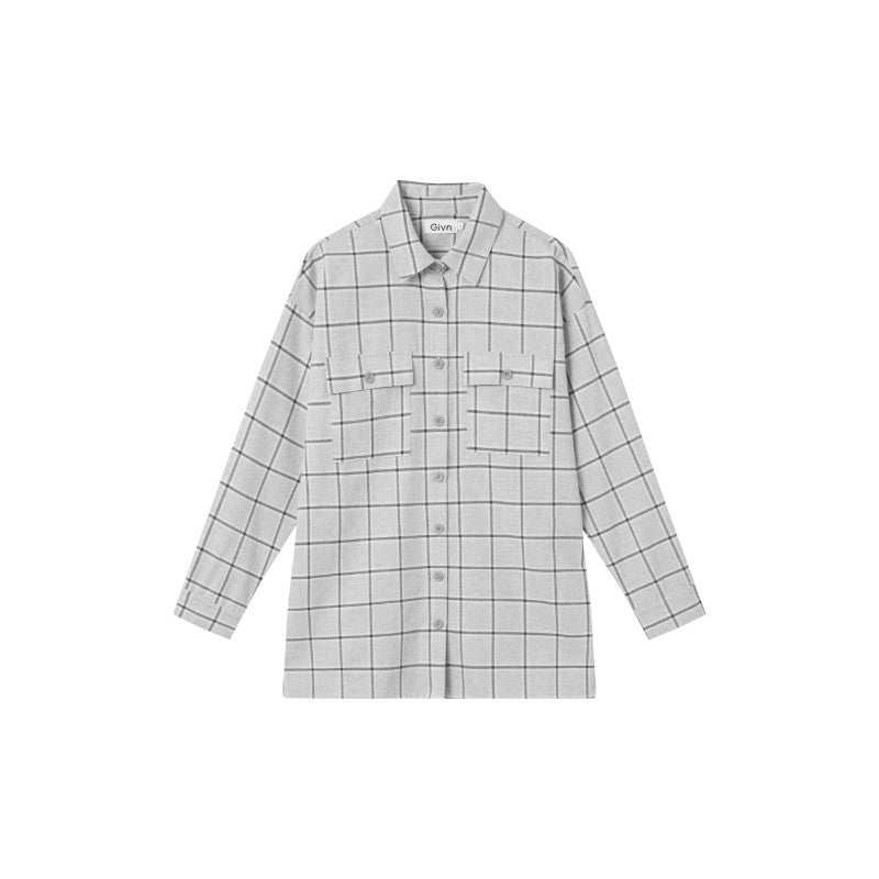 Eva - Light Grey (Checks)