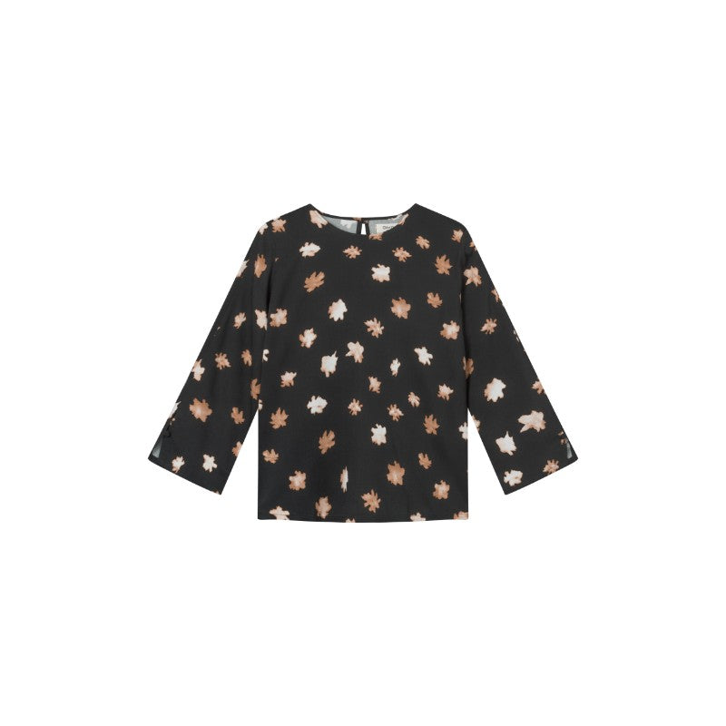 Penelope - Black / Caramel Brown (Flowers)