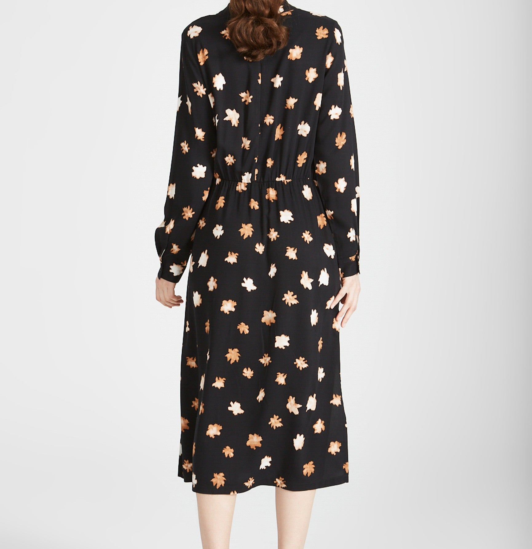 Indira - Black / Caramel Brown (Flowers)