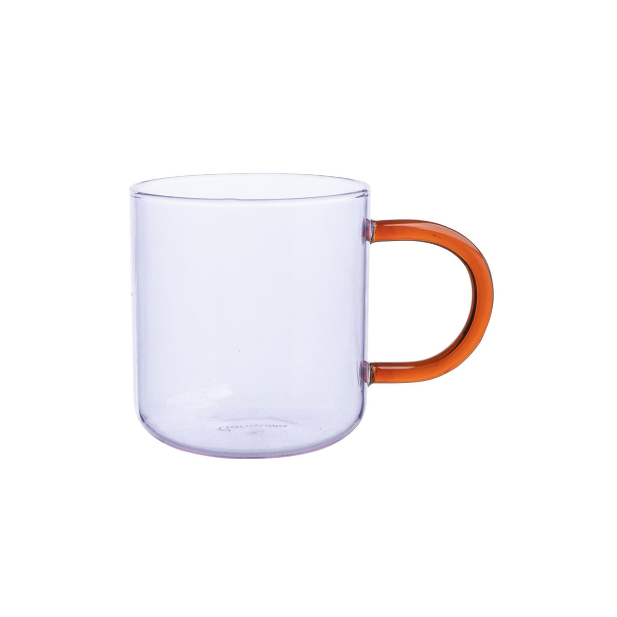 Tranquillo Tasse aus Borosilikatglas "RAIINBOW" Violett