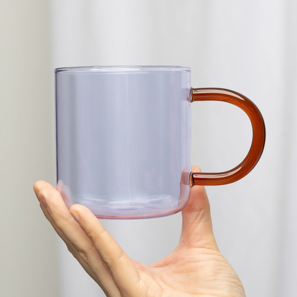 Tranquillo Tasse aus Borosilikatglas "RAIINBOW"