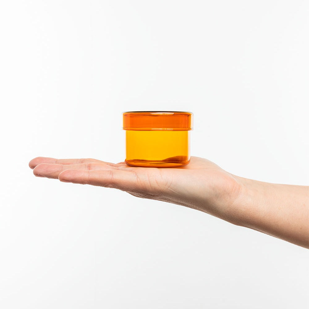 Tranquillo Aufbewahrungsdose aus Glas "RAIINBOW"