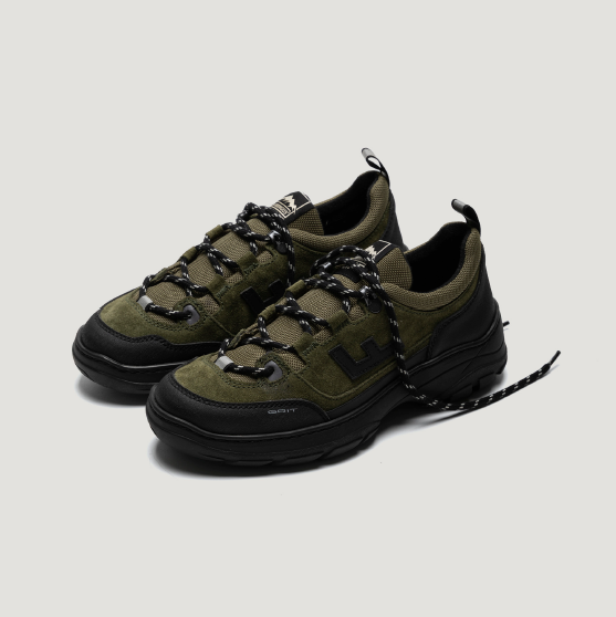 Flamingo's Life Unisex Outdoor Sneaker "Grit" Parka Green