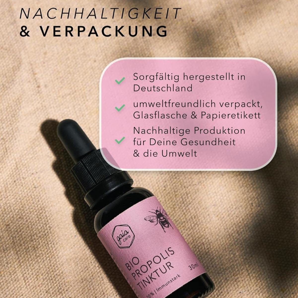 Gaia Propolis "TINKTUR 20%" 30 ml Bio*