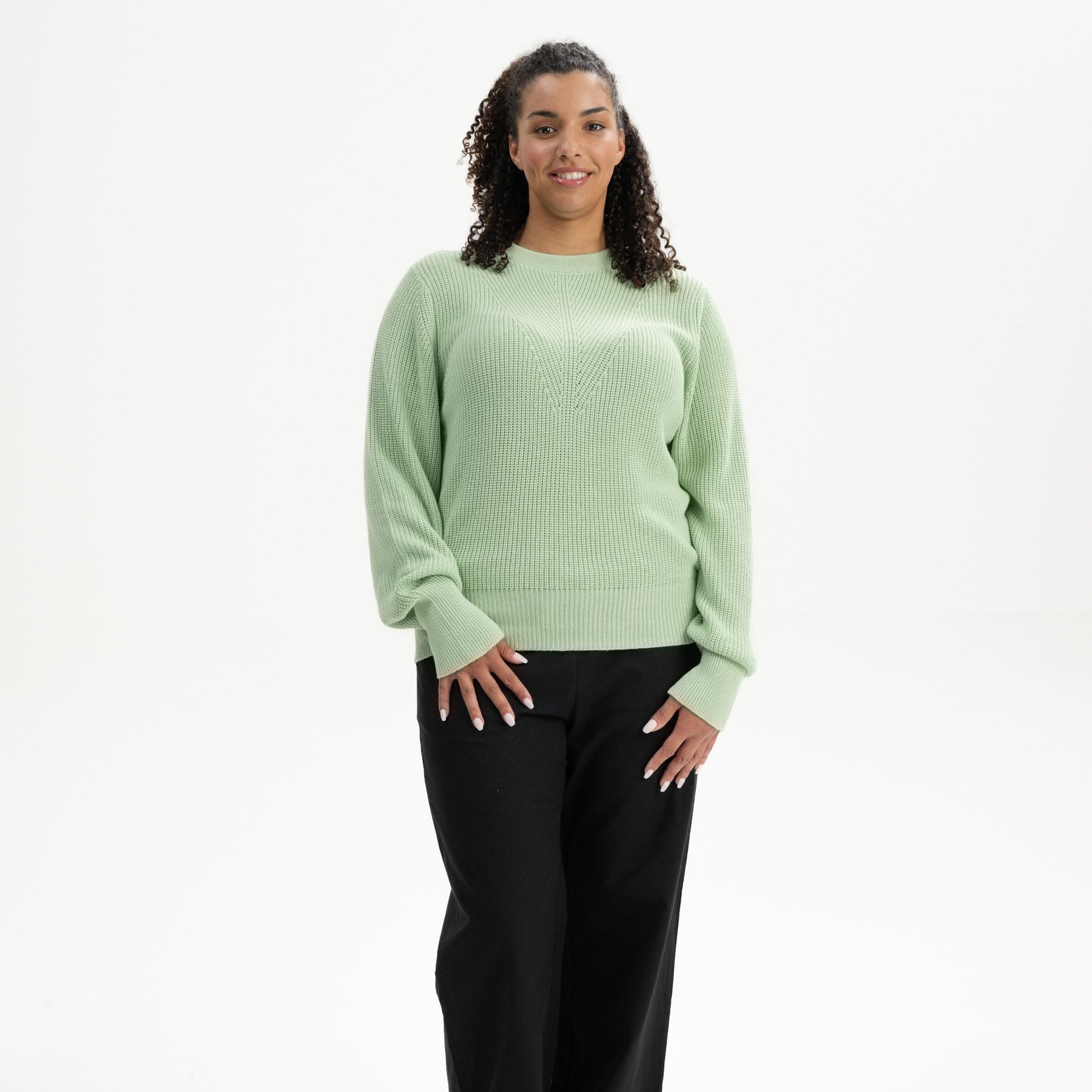 MELA Damen Strickpullover "GAURI" Spring Melange