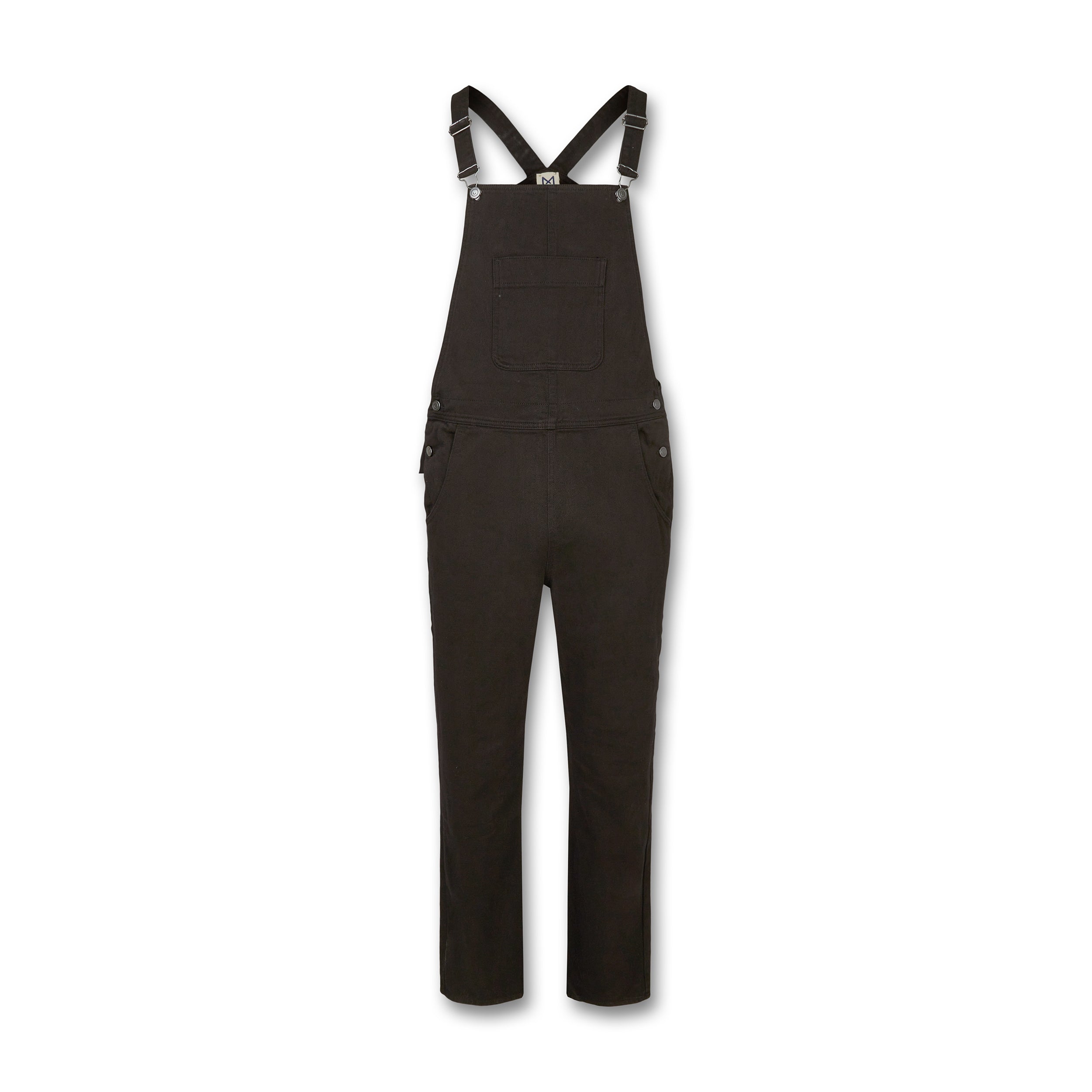 Manitober Unisex Jeans-Latzhose Black