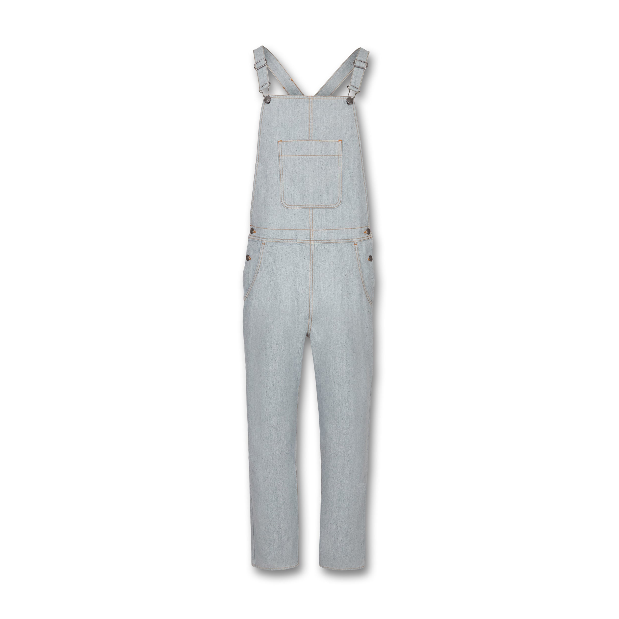 Manitober Unisex Jeans-Latzhose M Light Blue