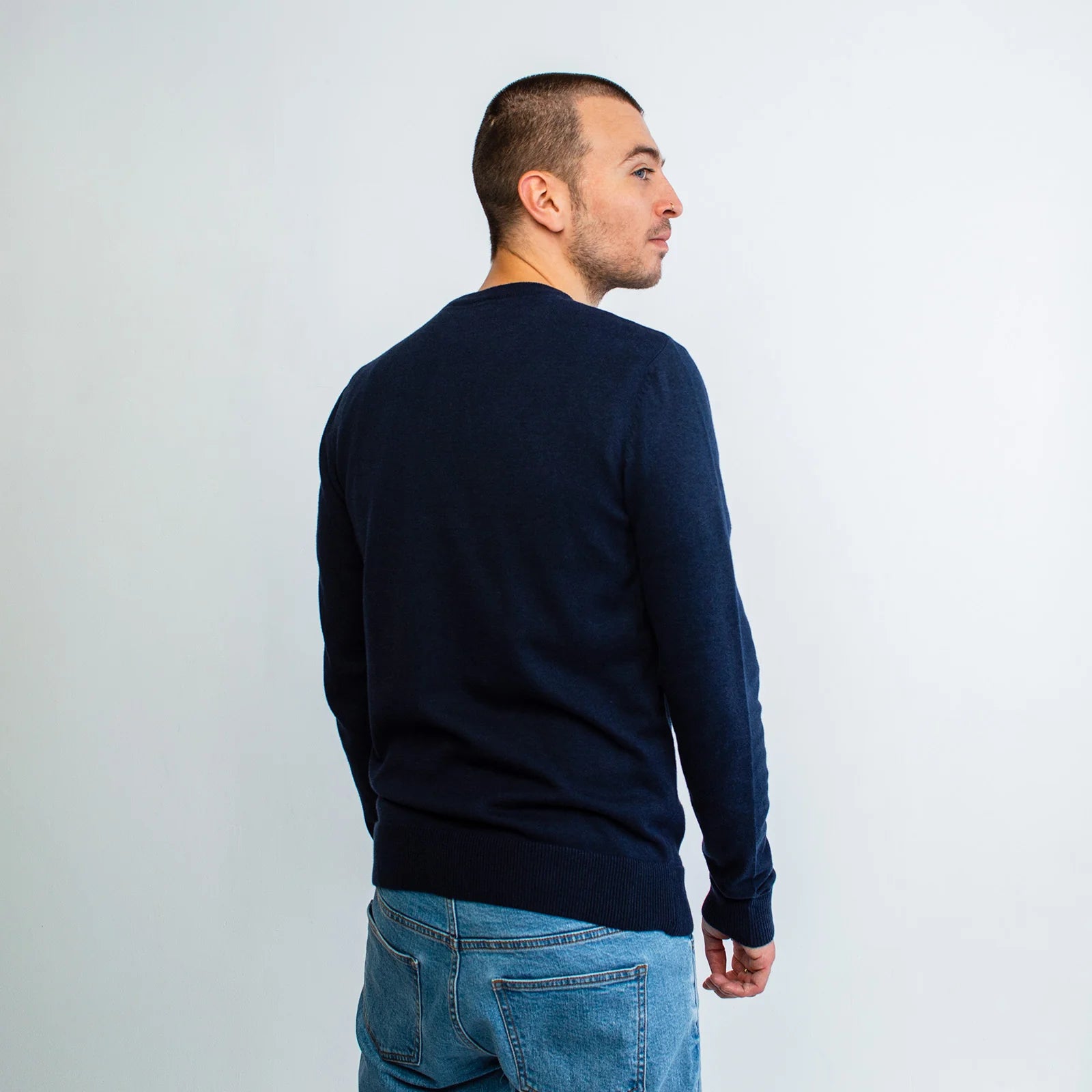 Honest Basics Men Crew Neck Jumper