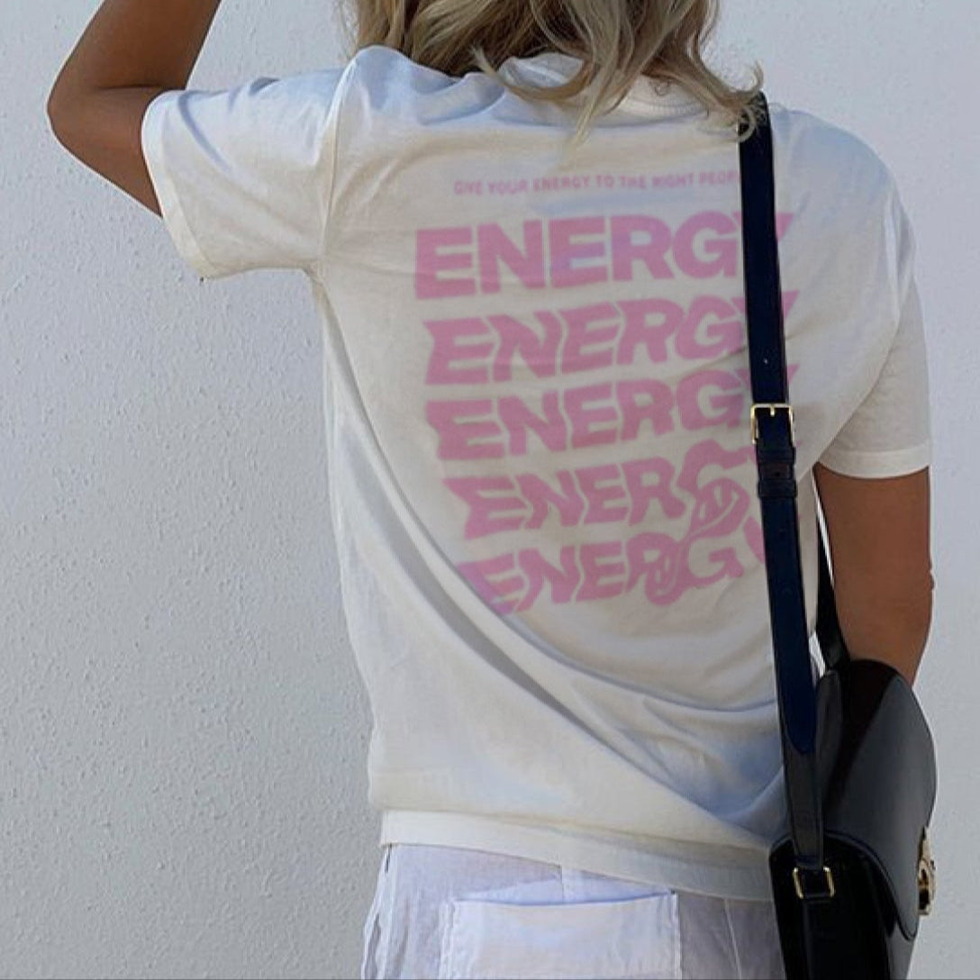 hey soho T-Shirt "Energy" Pink