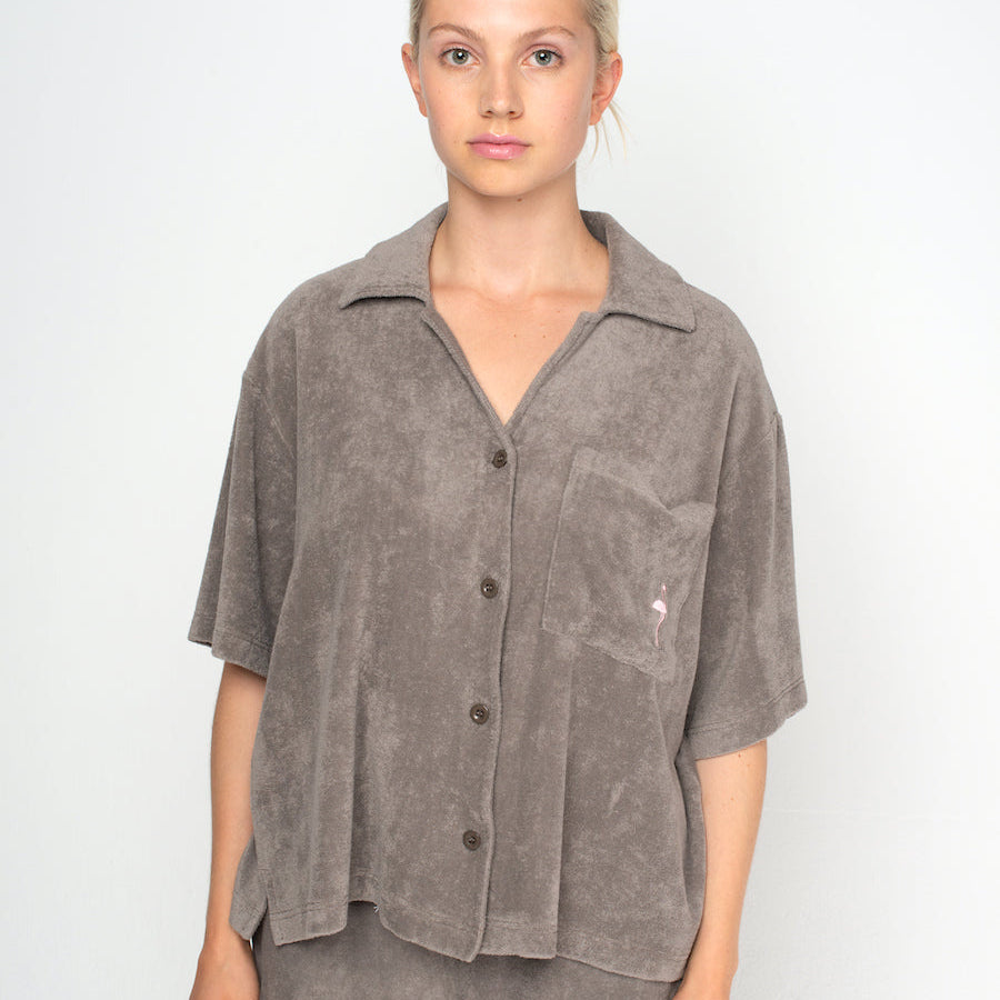 another brand Damen Hemd Frottee