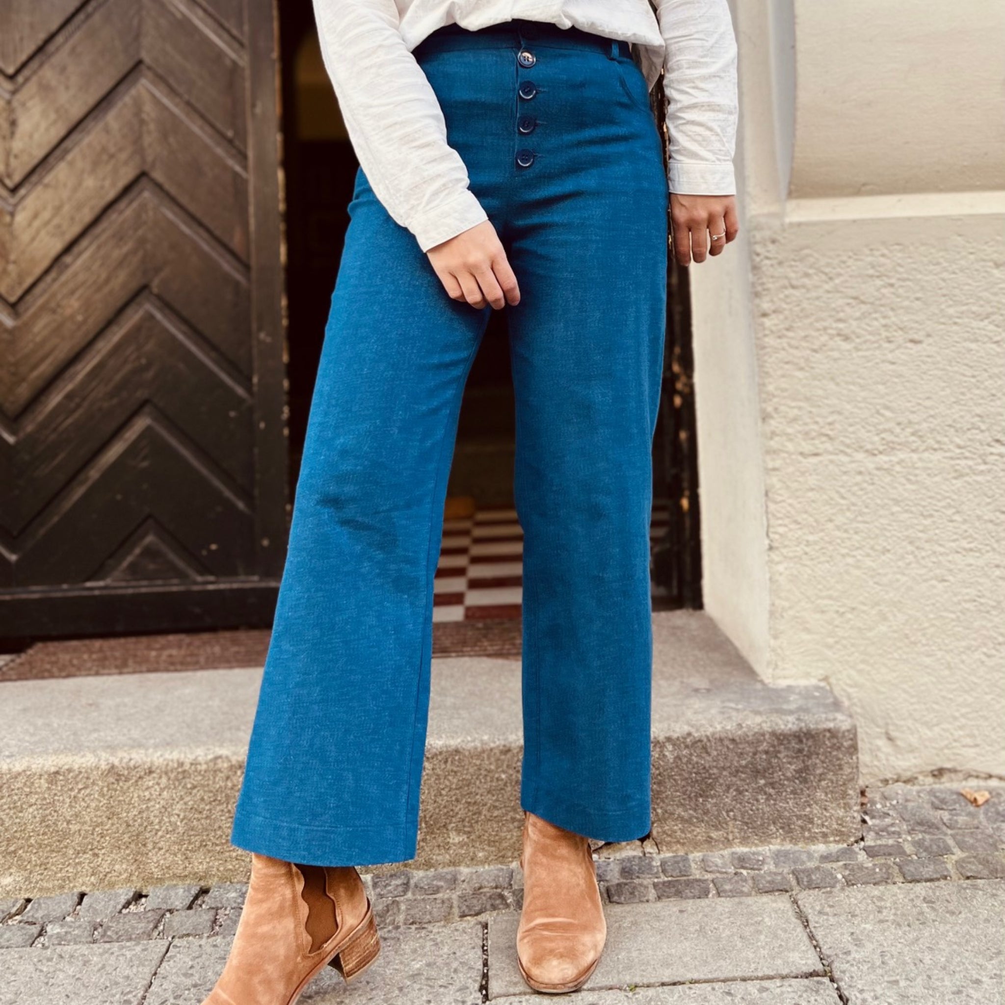 ME&MAY Hose "Violetta" M Denim