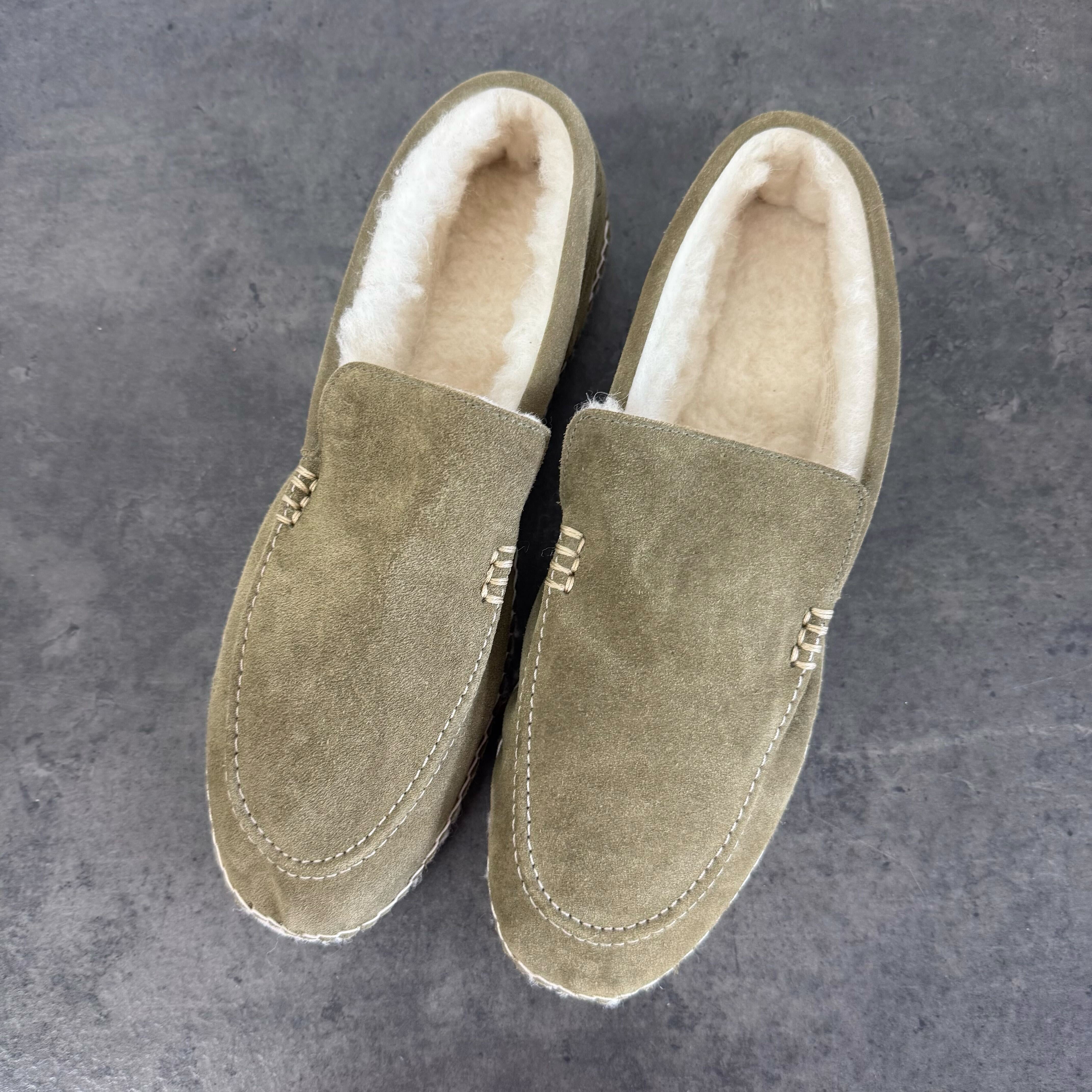 Espadrij l´originale Moccasins "ALONSO FUZZY" 44 Grün