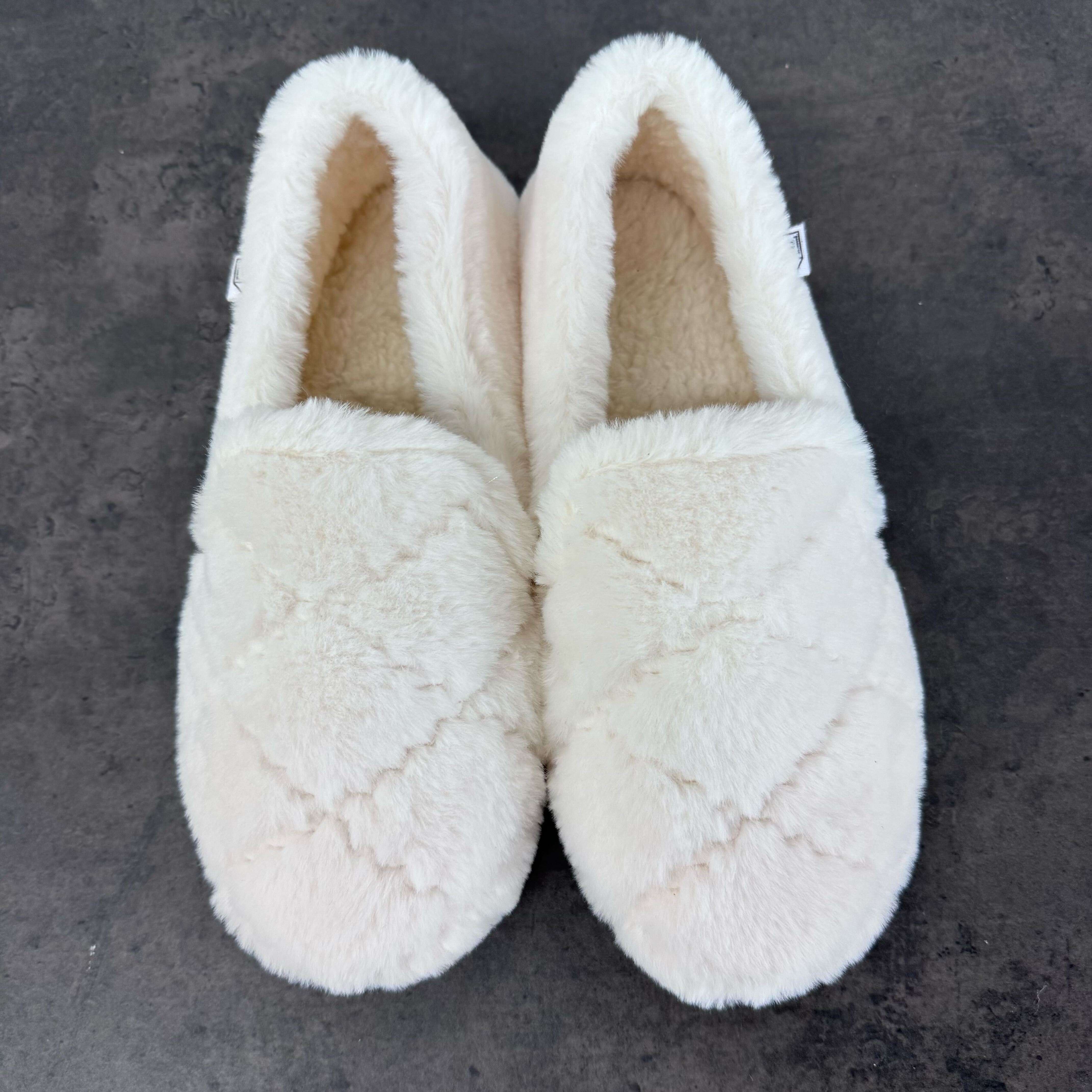 Espadrij l´originale Hausschuh "FURRY" 39 Creme