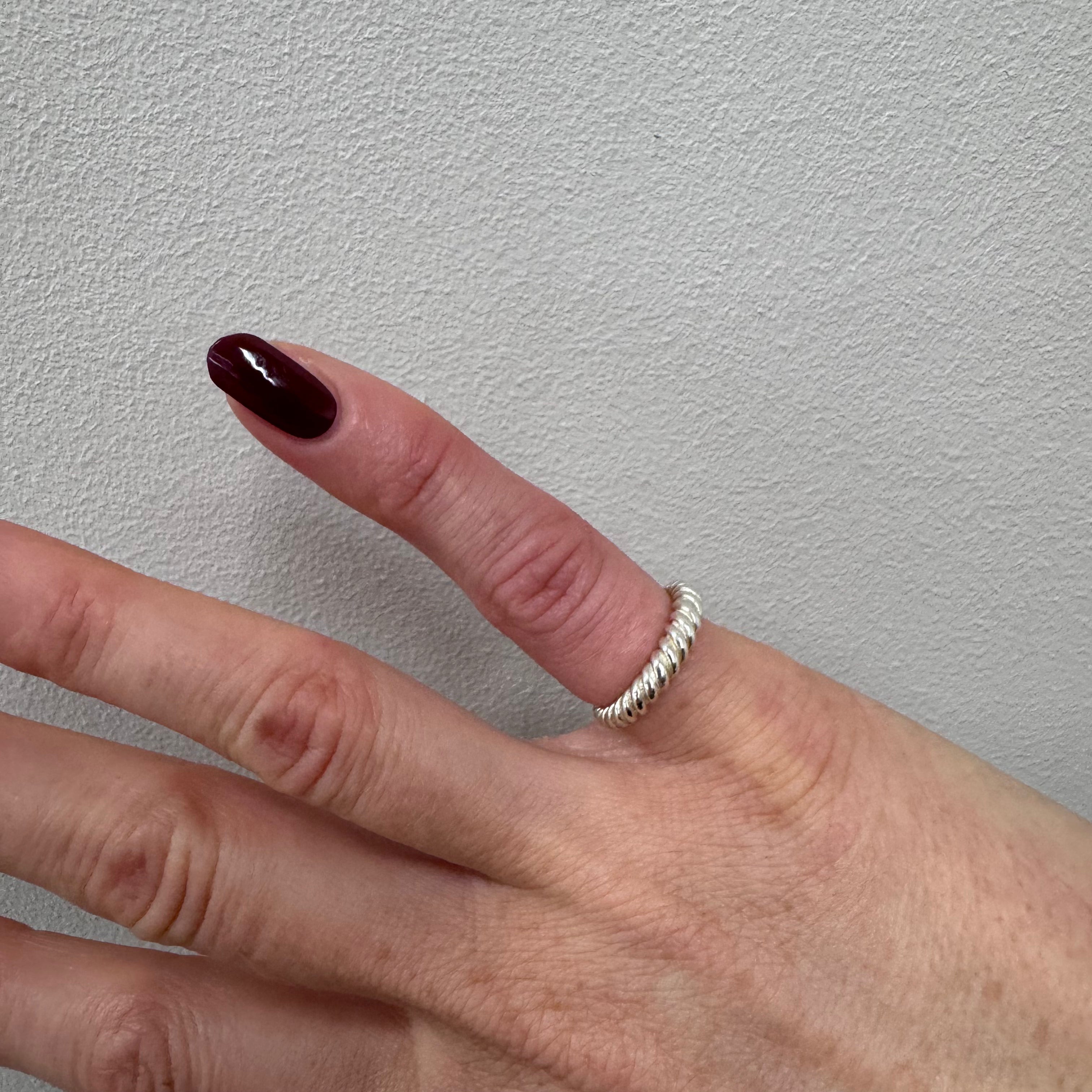 Wildthings Ring "Twisted Pinky" Silber