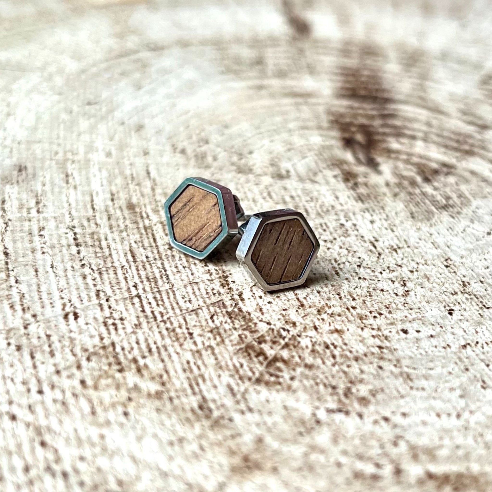 KERBHOLZ Ohrstecker "HEXA EARRING"